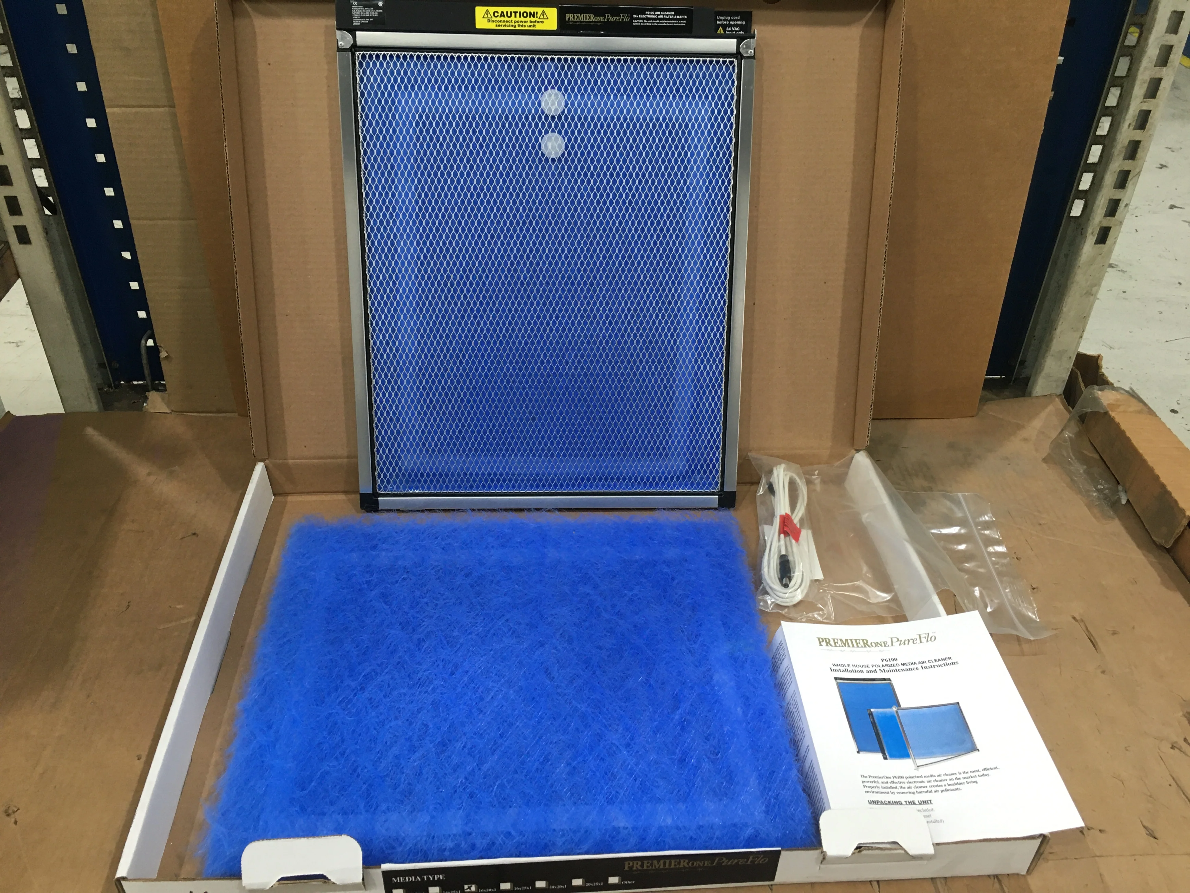 16 x 20" Whole House Polarized Media Air Cleaner 24 Volt" - Image 7
