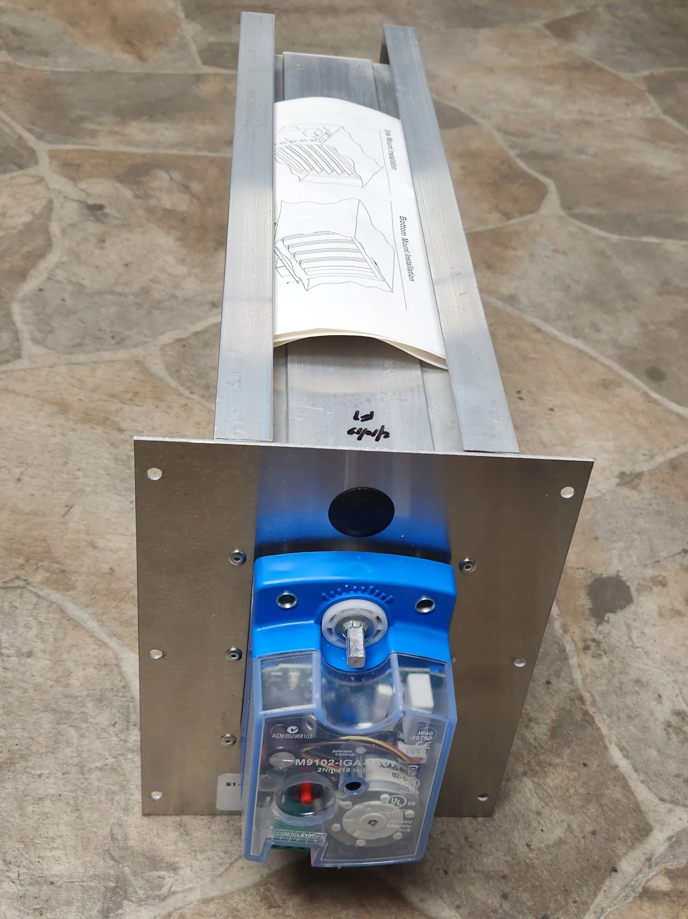 16 x 8" Rectangular Zoning Damper - Image 5
