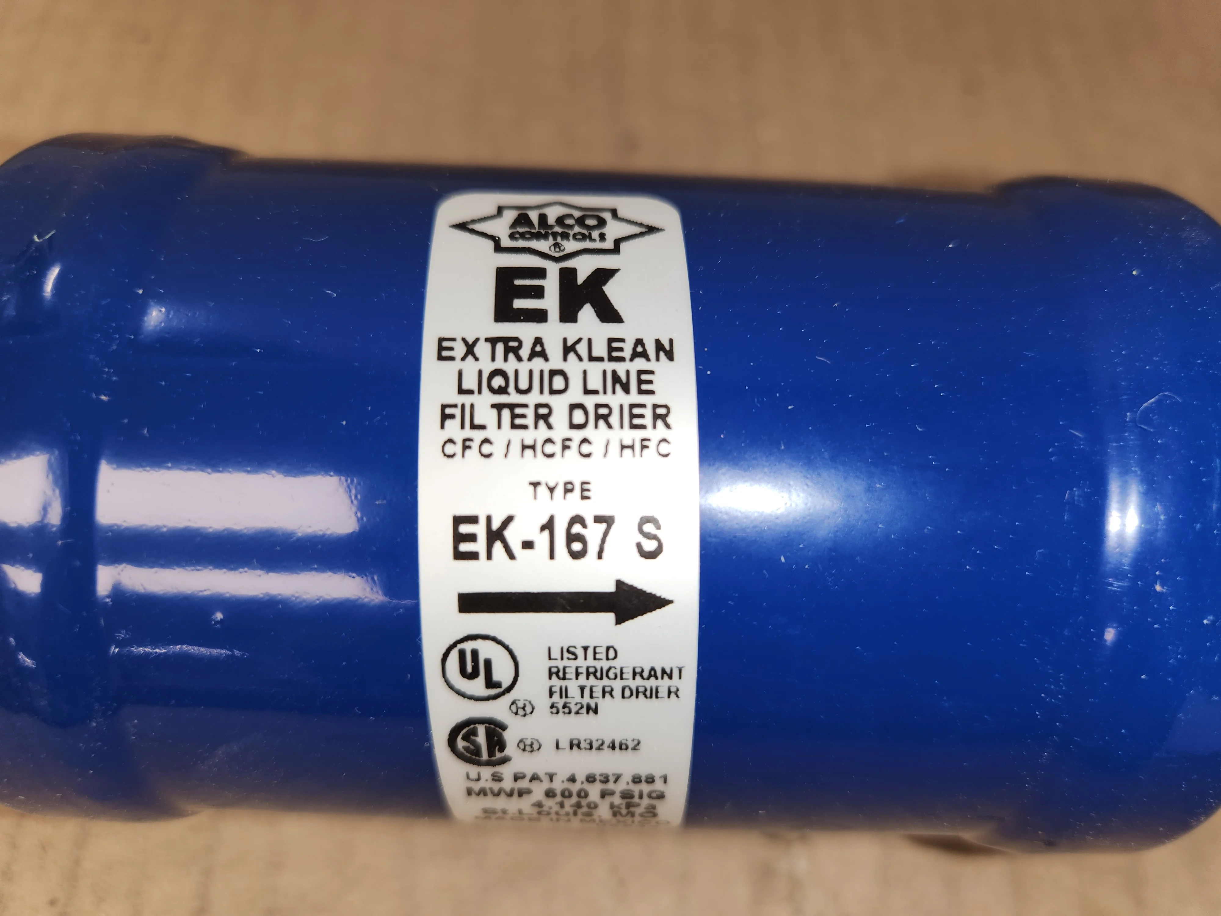 16 CUBIC INCH 7/8" SWEAT LIQUID LINE FILTER DRIER - Image 2