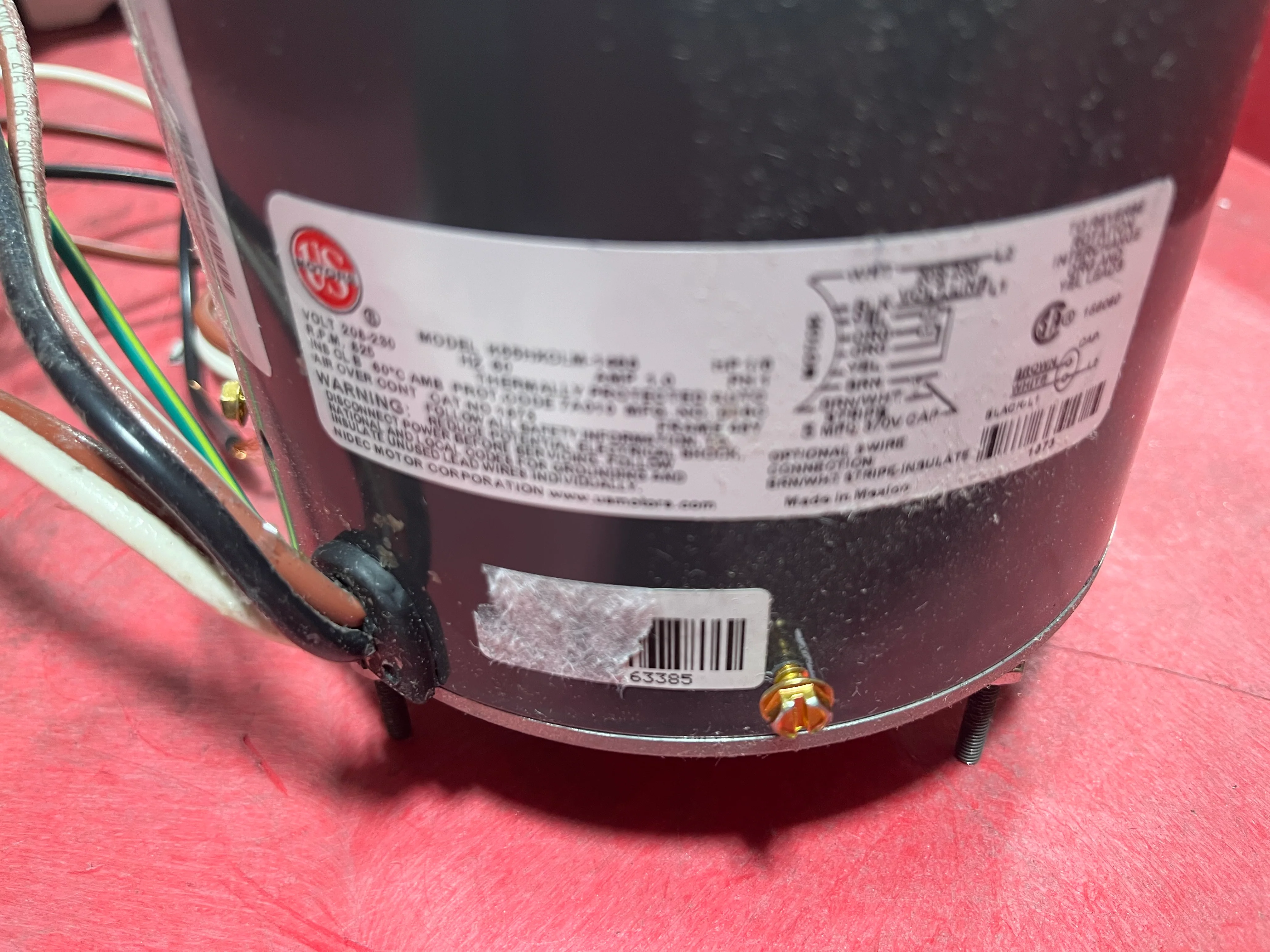 1/6 HP Blower Motor 208-230/60/1 825 RPM - Image 4