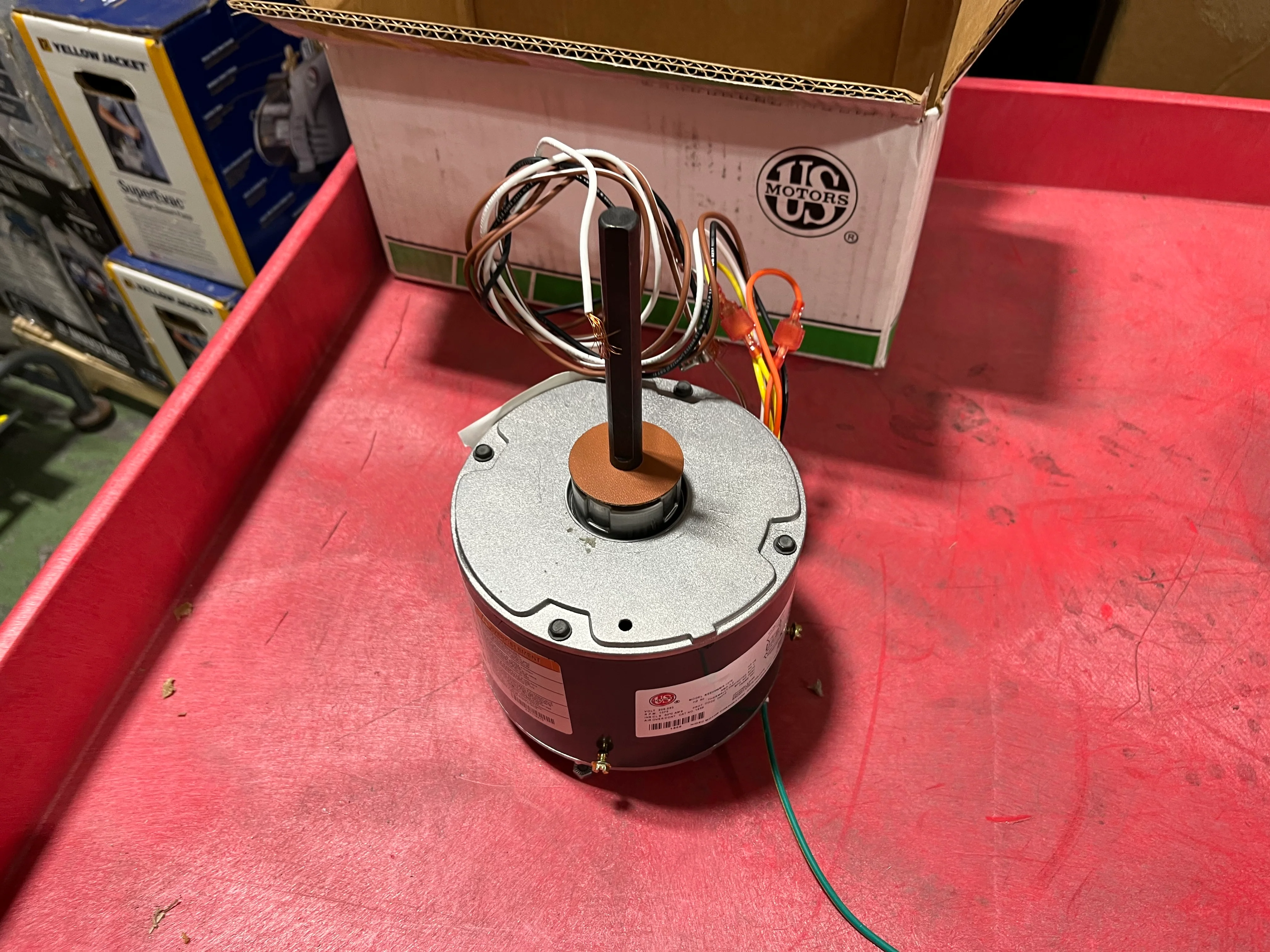 1/6 HP Condenser Fan Motor 208-230/60/1 1075 RPM - Image 2