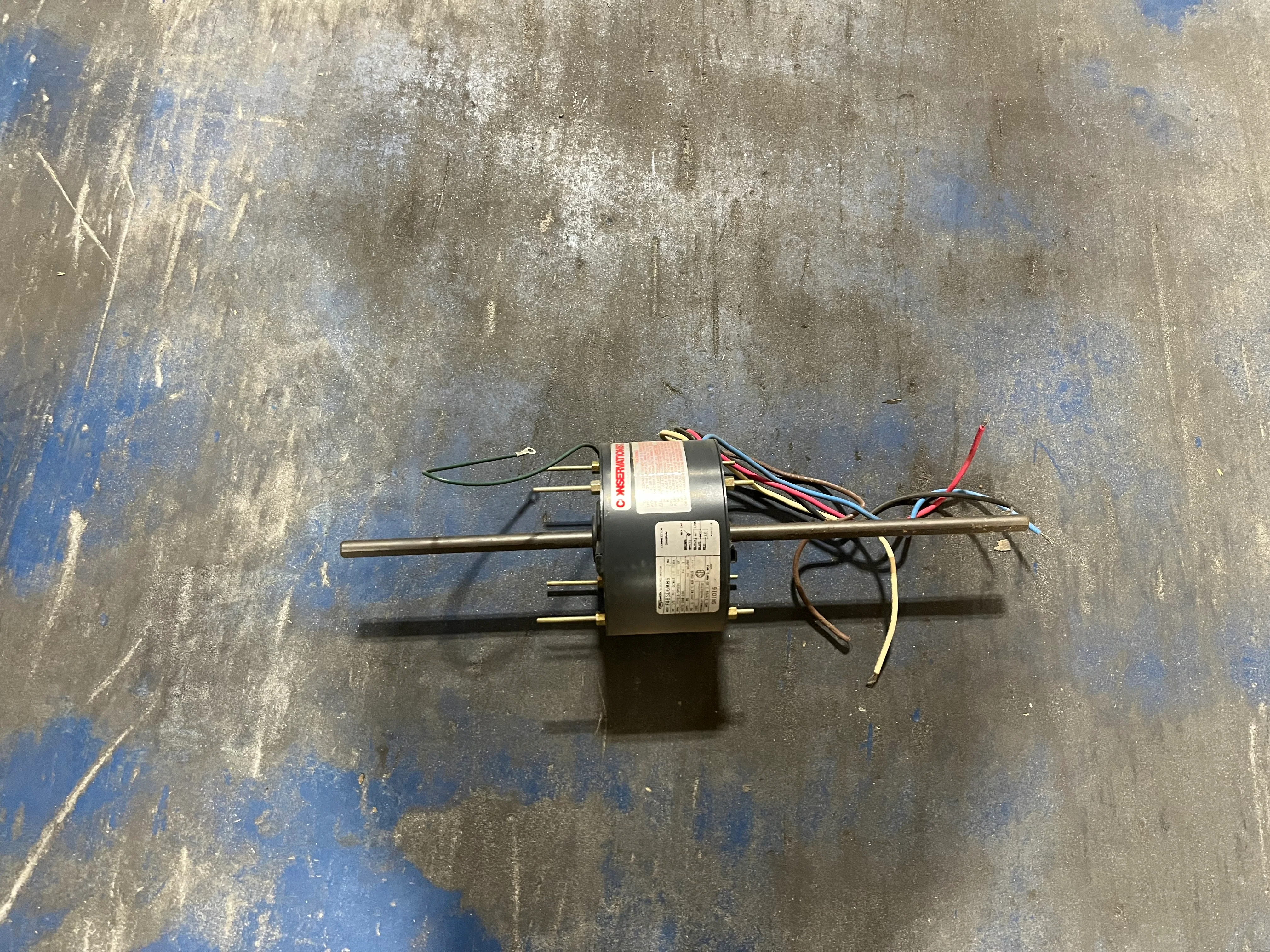 1/6HP Fan Coil And Room Air Conditioning Motor, 208-230/60,/1, Frame: 48Y - Image 3