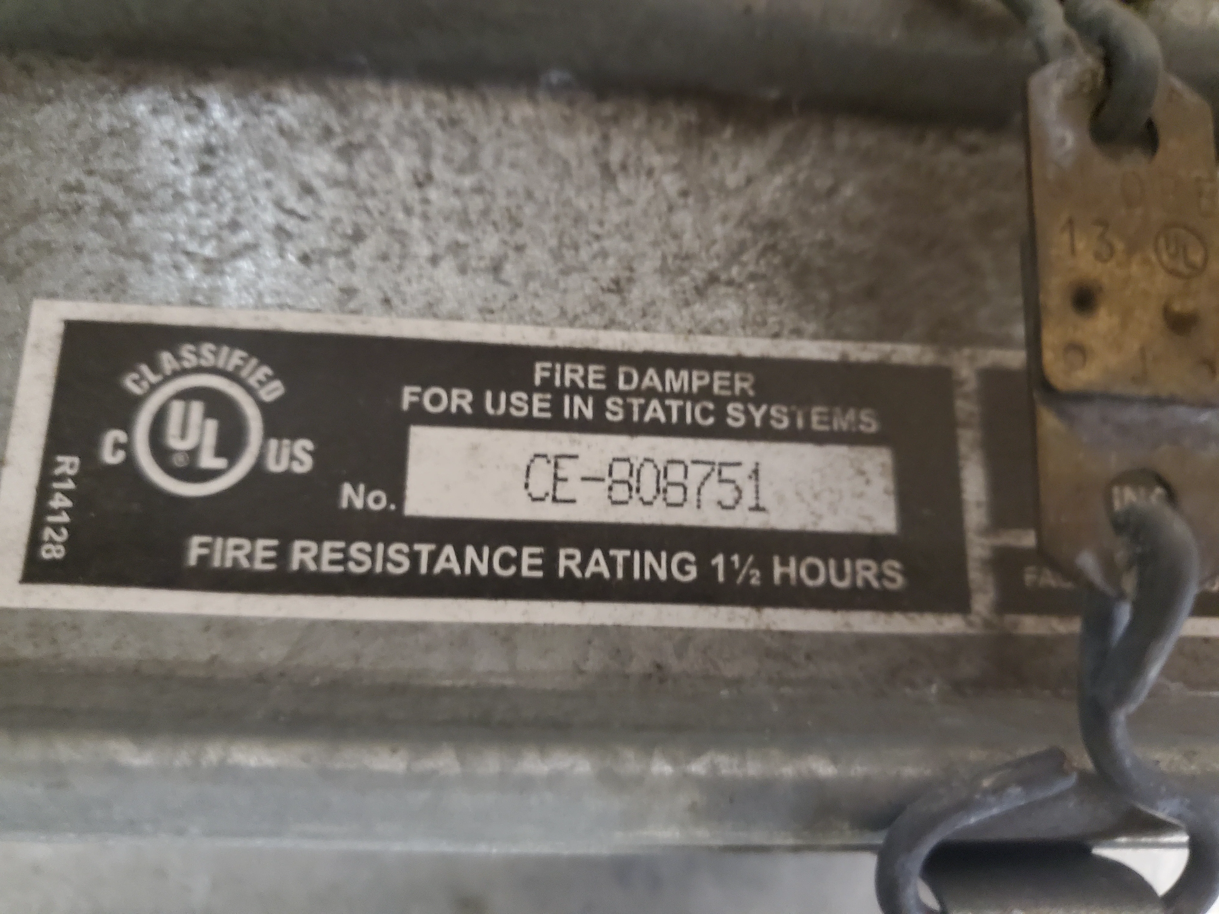 16X16 Fire Damper - Image 3