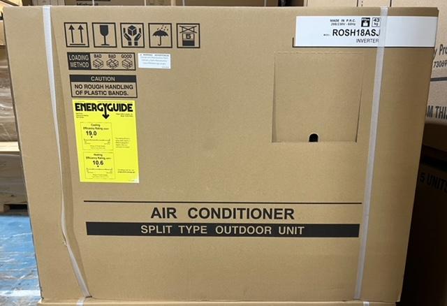 18,000 BTU Single Zone Inverter Outdoor Mini Split Heat Pump, 19 SEER, R-410A, 208-230/60/1 - Image 6