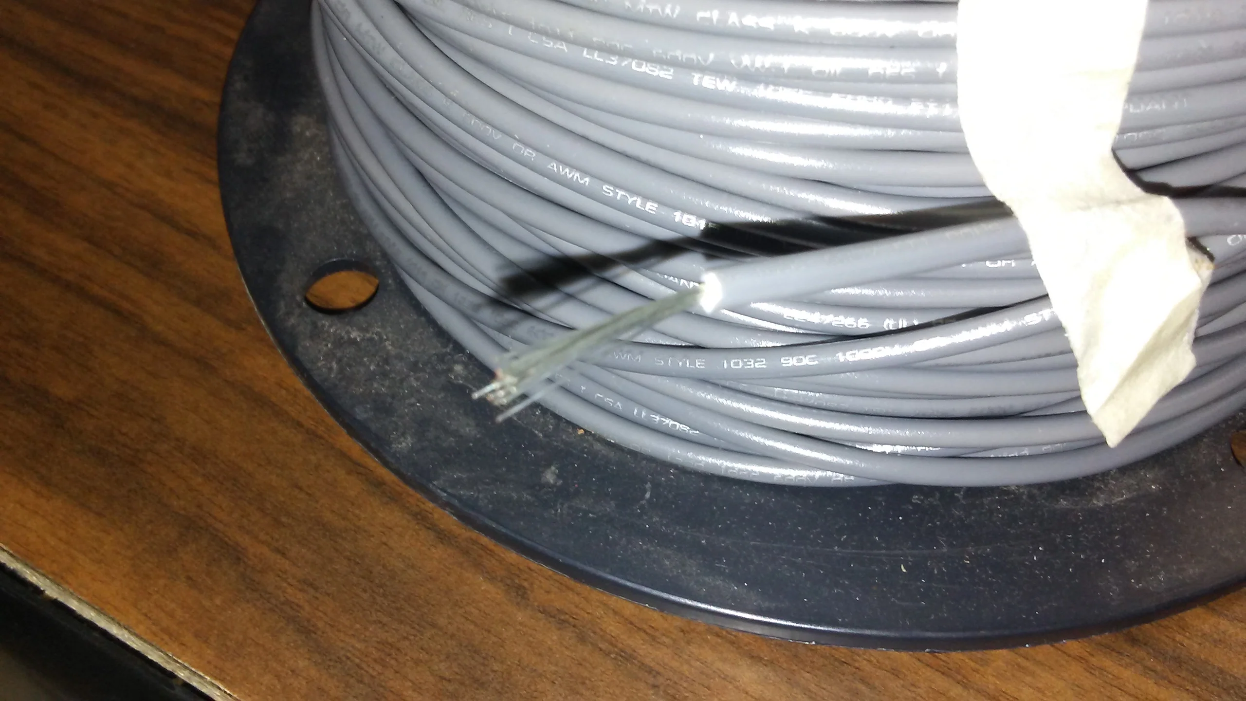 18 AWG MTW/TEW, 600V, TINNED COPPER WIRE(GRAY) - Image 3