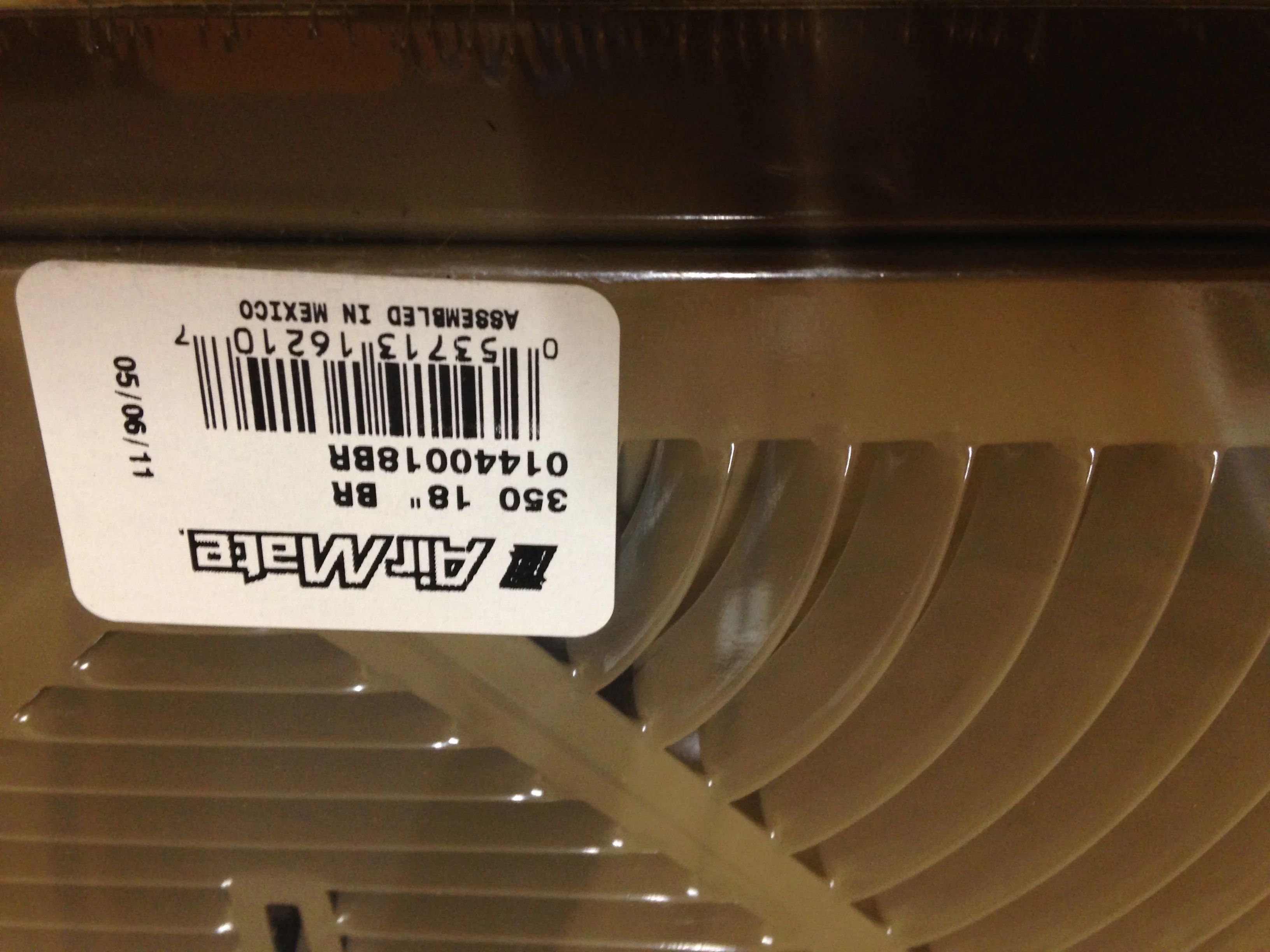18" STEEL BASEBOARD REGISTER, BROWN - Image 8