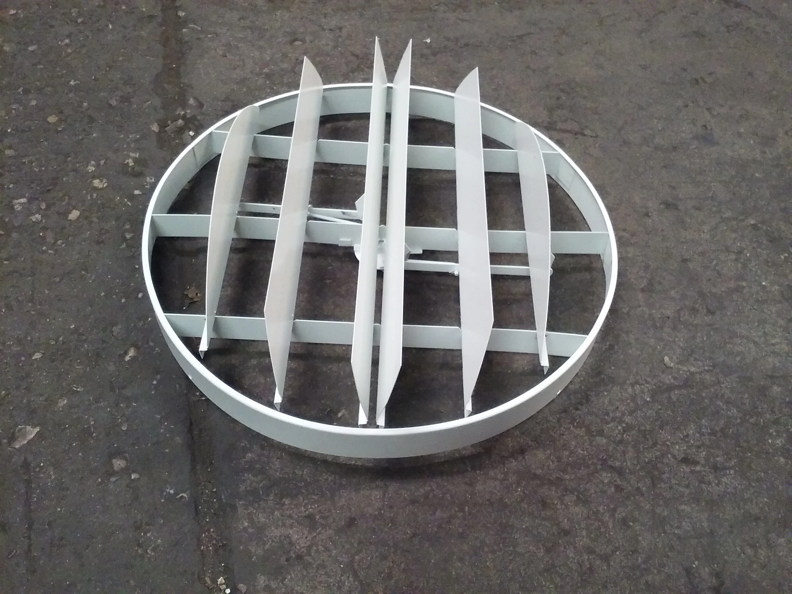 18 Steel/White Round Damper" - Image 3