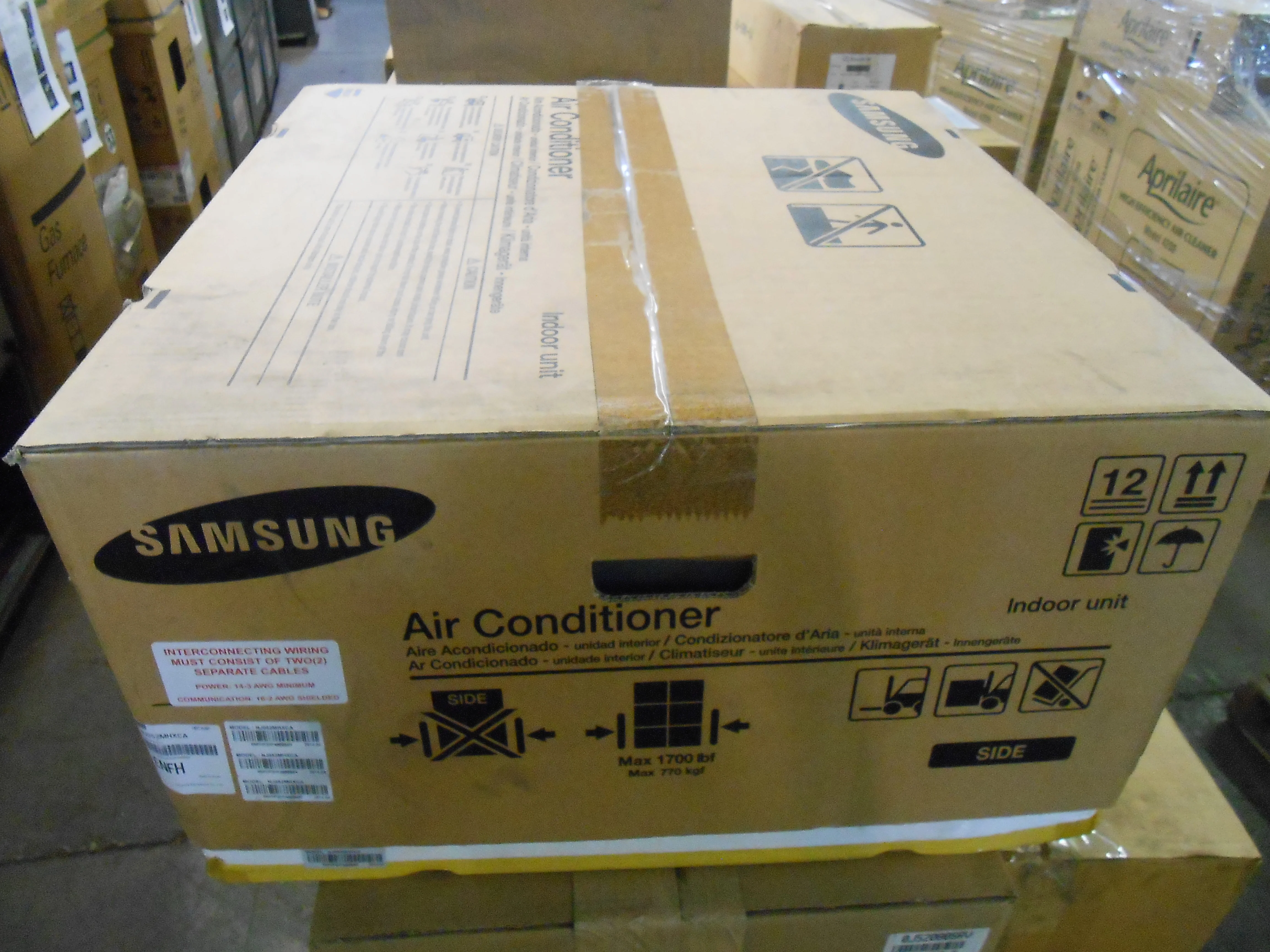18,000 BTU 4-Way Multi-Zone Indoor Cassette Ductless Mini-Split Heat Pump Unit, 208-230/60/1 R-410A - Image 9