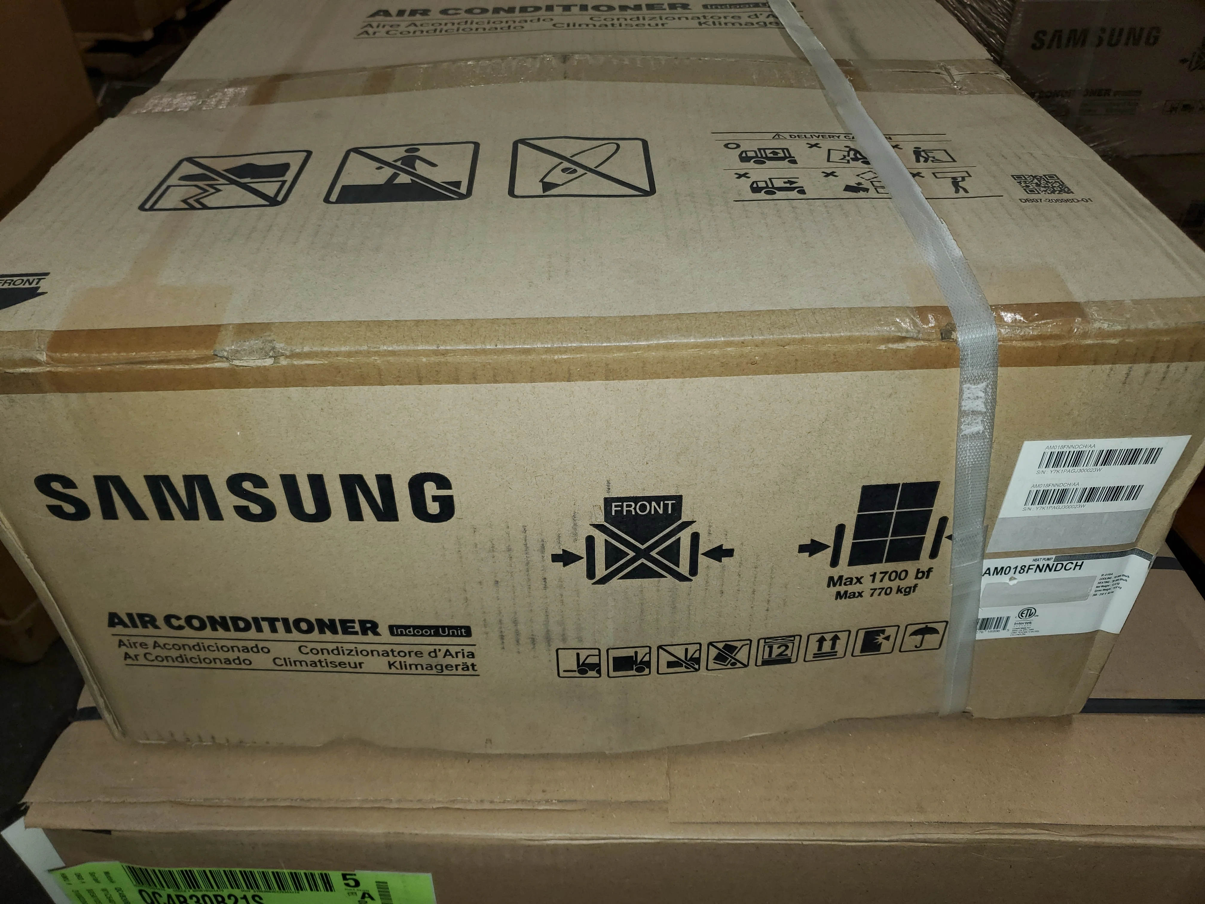 18,000 BTU Cassette Type Indoor Inverter Mini-Split Heat Pump, 208-230/60/1 R-410A - Image 7