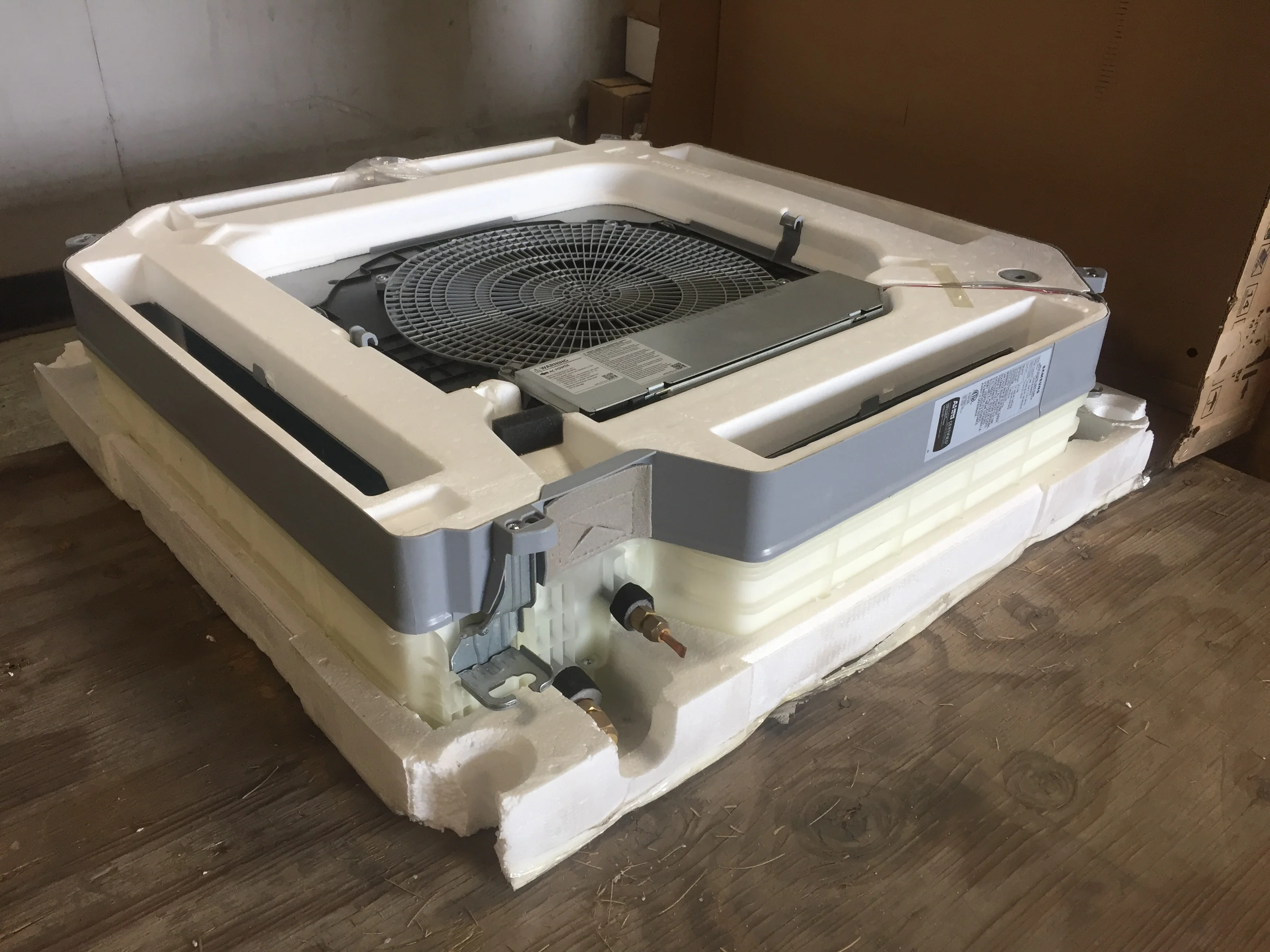 18,000 BTU Cassette Type Indoor Inverter Mini-Split Heat Pump, 208-230/60/1 R-410A - Image 2