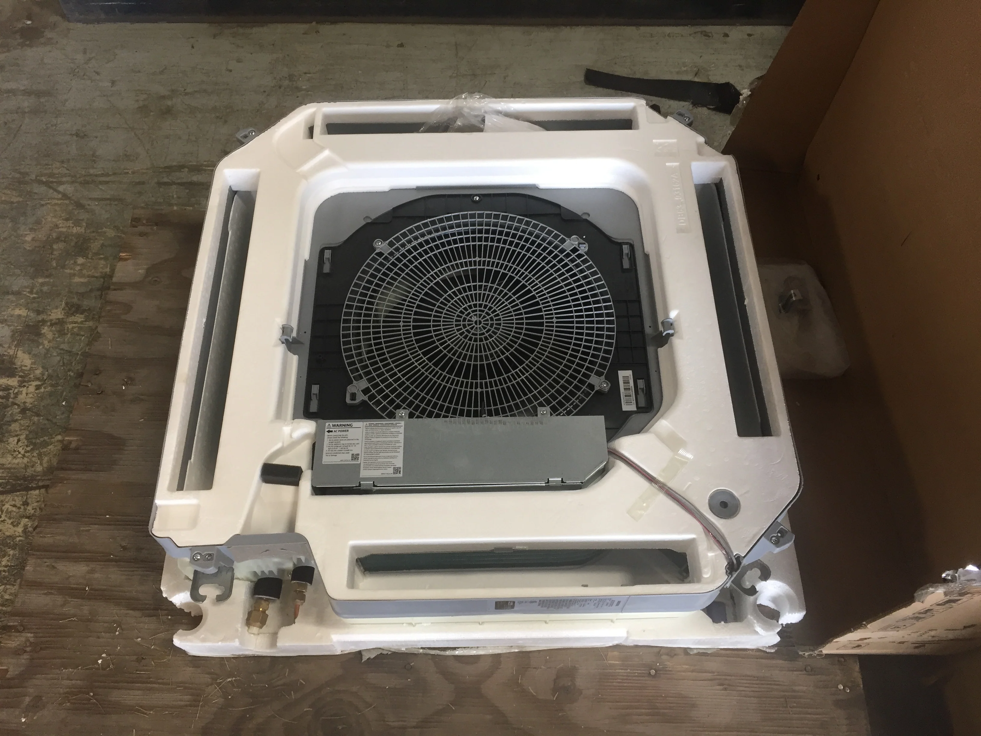 18,000 BTU Cassette Type Indoor Inverter Mini-Split Heat Pump, 208-230/60/1 R-410A - Image 3
