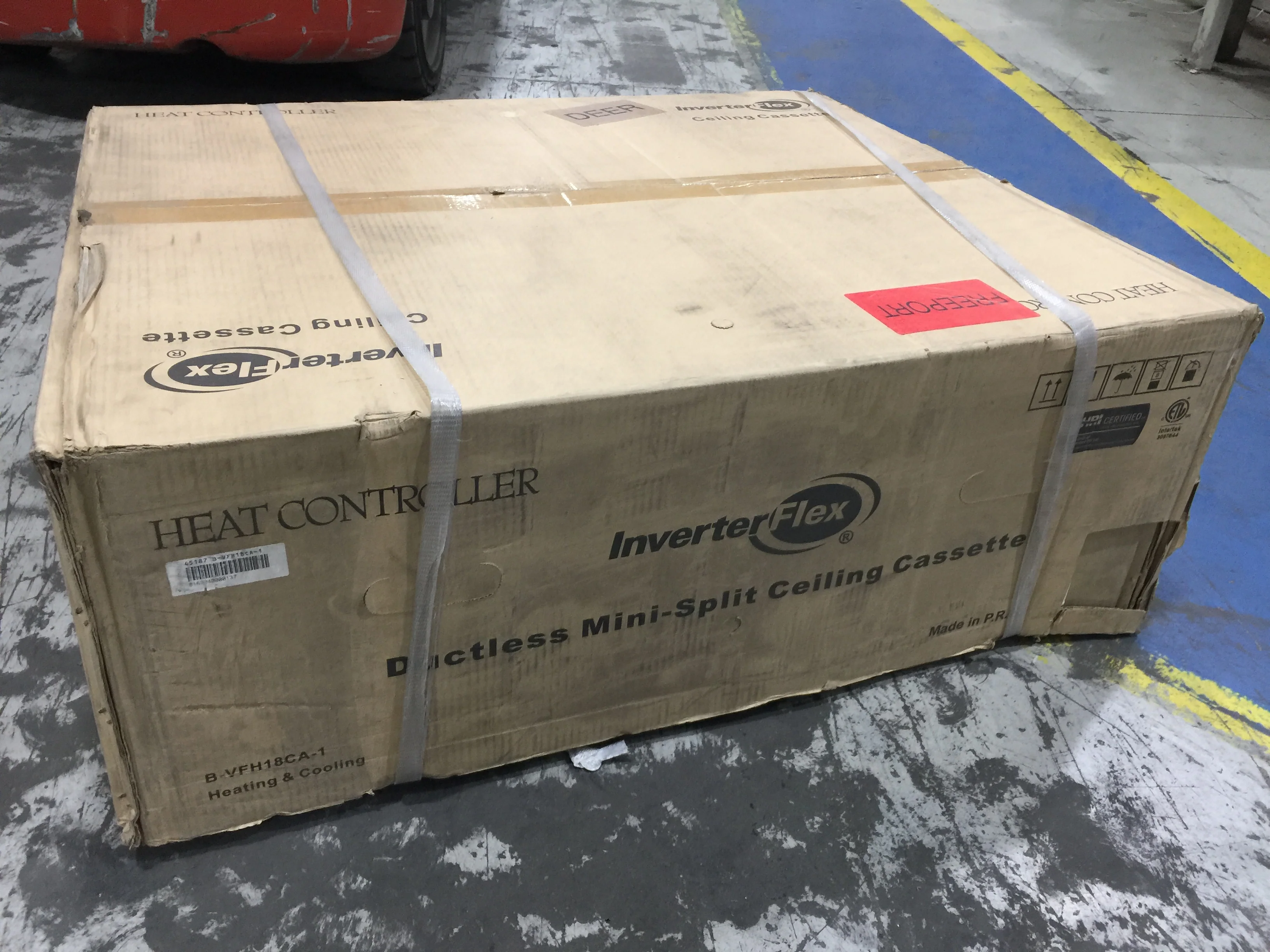 18,000 BTU Ductless ID Inverter Mini-Split Multi-Zone Cassette Heat Pump, 208-230/60/1, R-410A - Image 14