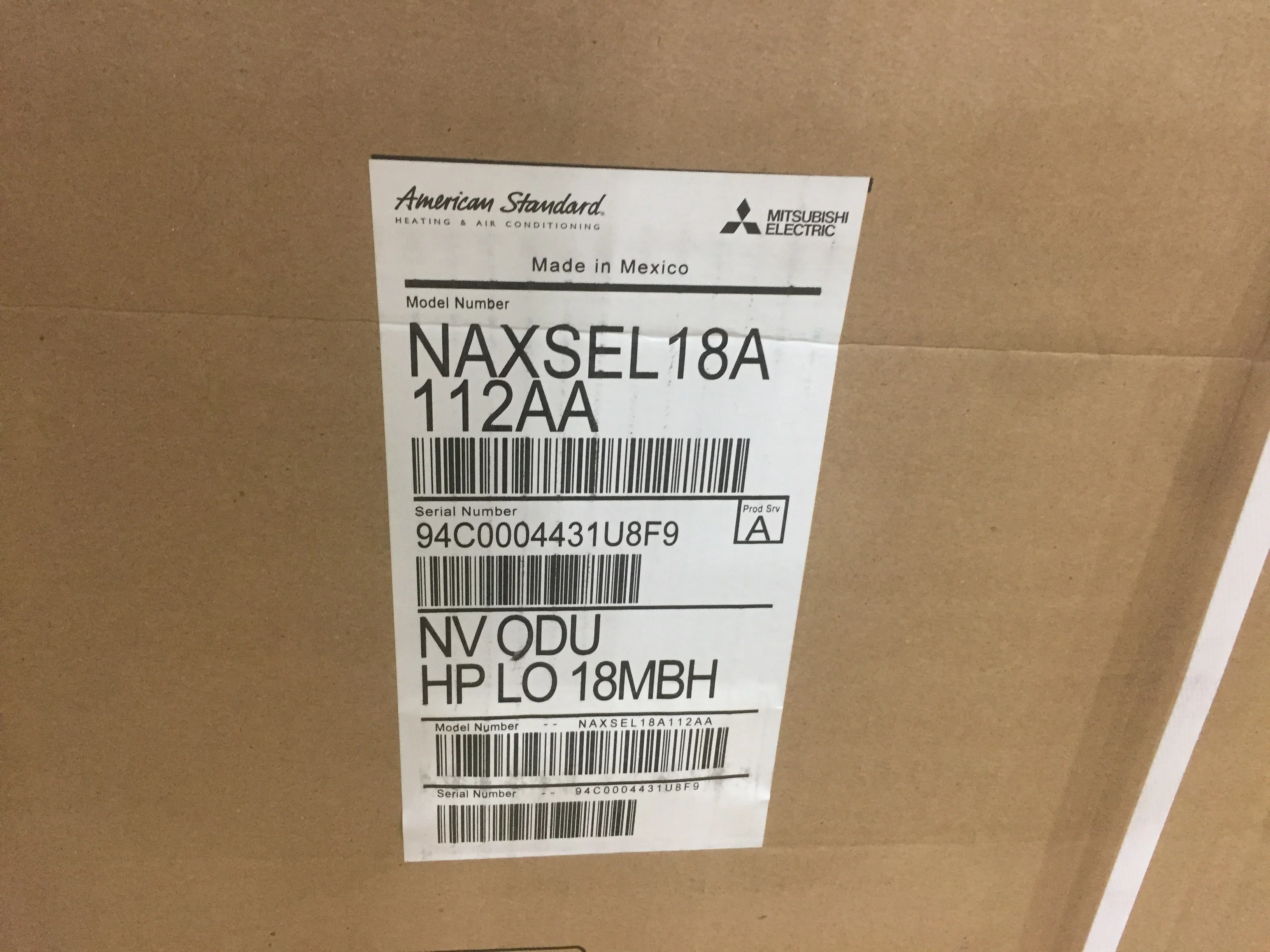 18,000 BTU Outdoor Single Phase Heat Pump, 16 SEER, 208/230-60-1, R410A - Image 4