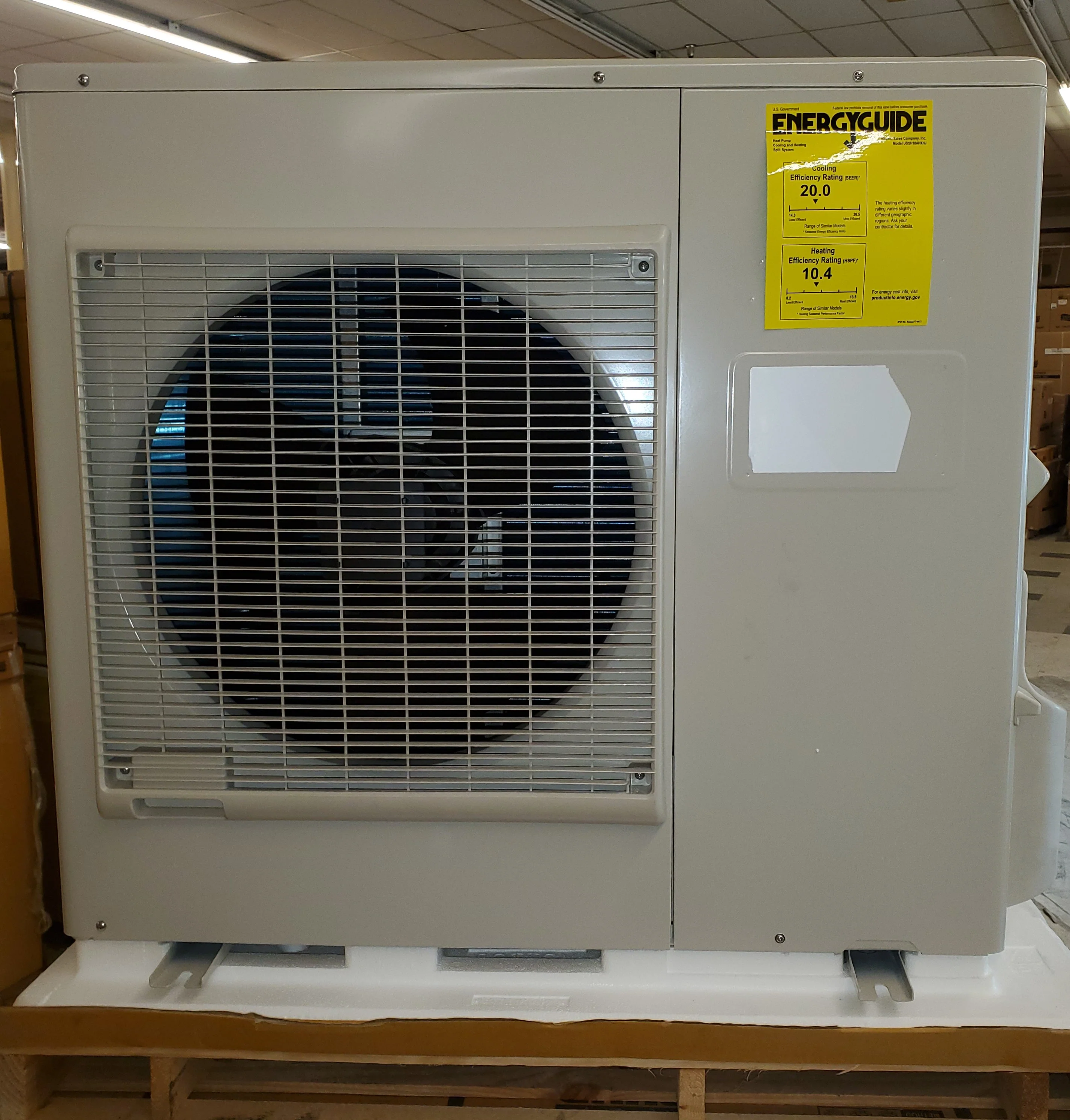 18,000 BTU Single-Zone Inverter Outdoor Mini-Split Heat Pump Unit, 208-230/60/1 R-410A 20 SEER - Image 2