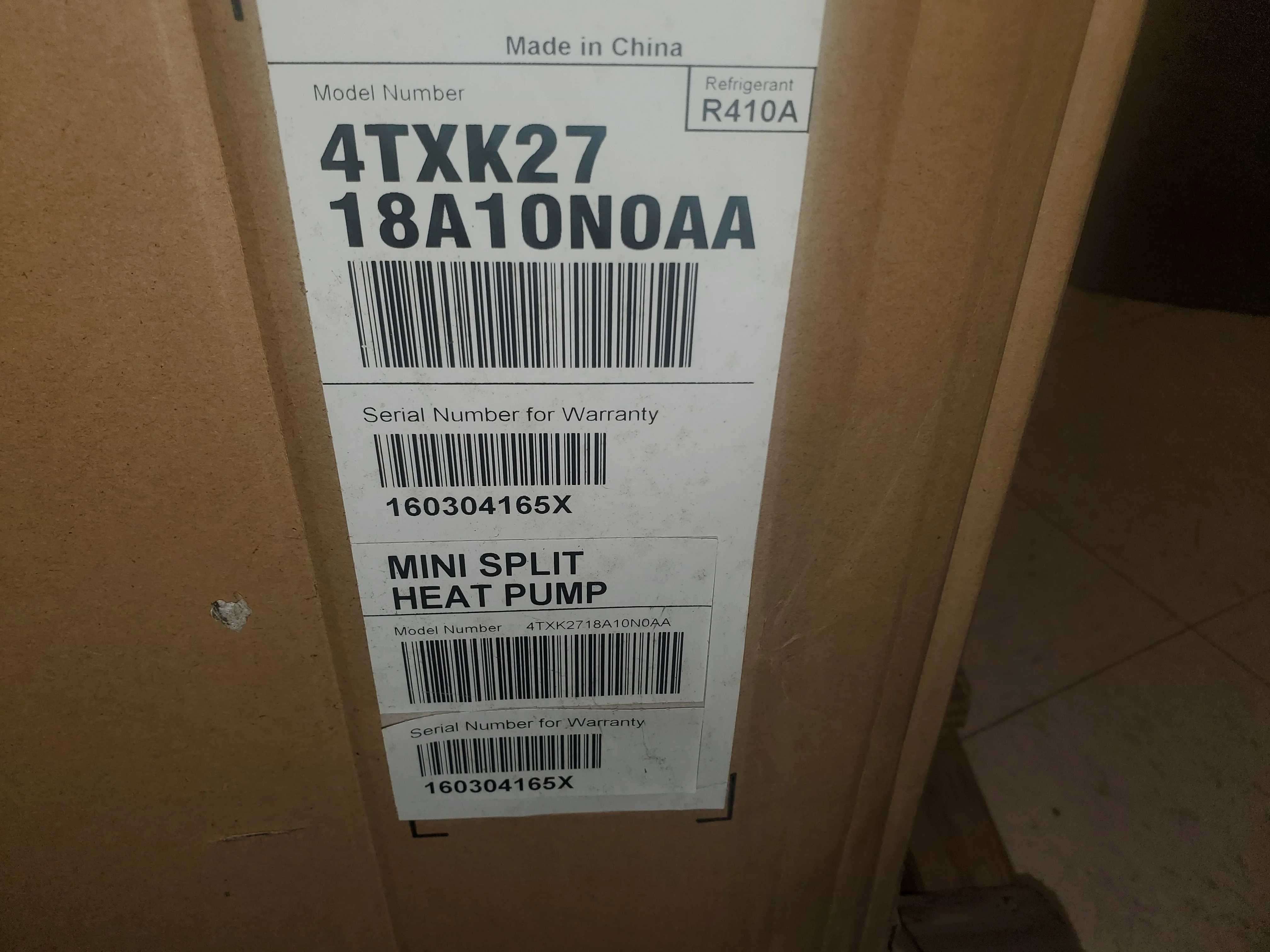 18,000 BTU Single-Zone Outdoor Heat Pump DC Inverter Mini Split Unit, 21 SEER 208-230/60/1 R-410A - Image 5