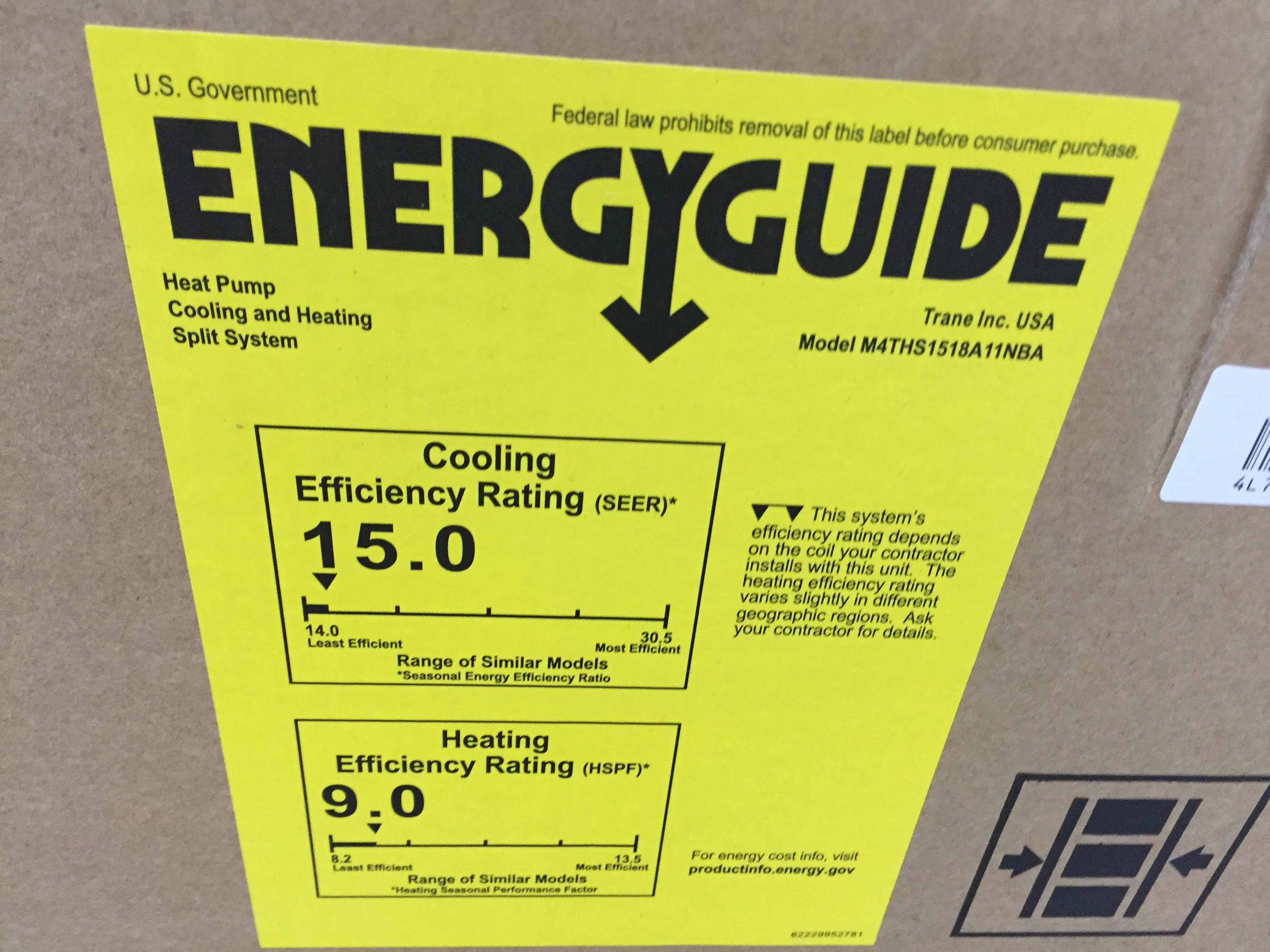 18,000 Btu Single-Zone Outdoor Heat Pump Mini Split Unit, 15 Seer 208-230/60/1 - Image 8