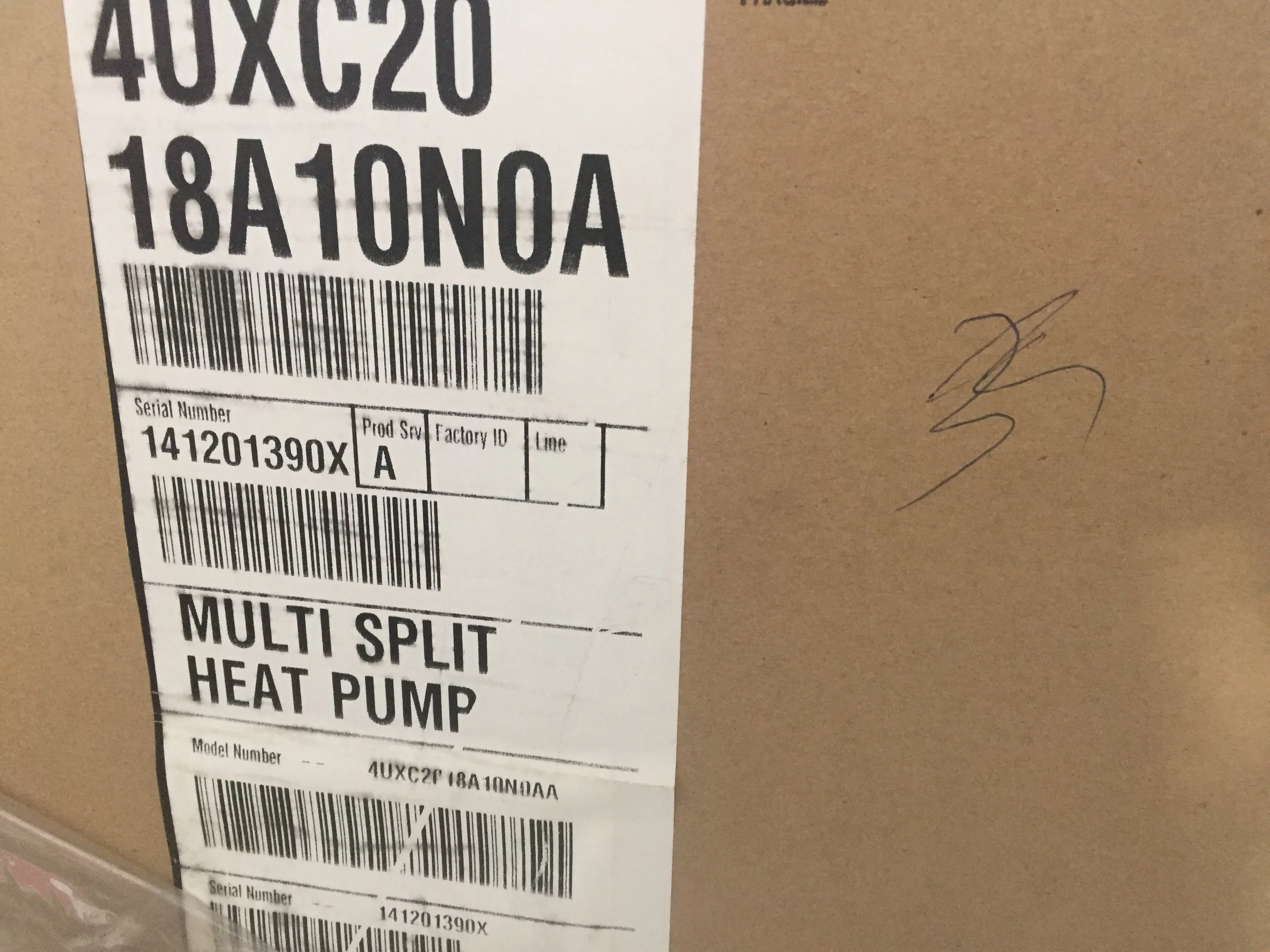 18,000 BTU Ton ID Multi Split Cassette Type Heat Pump, 20 SEER, 208/230-60-1, R410A - Image 6