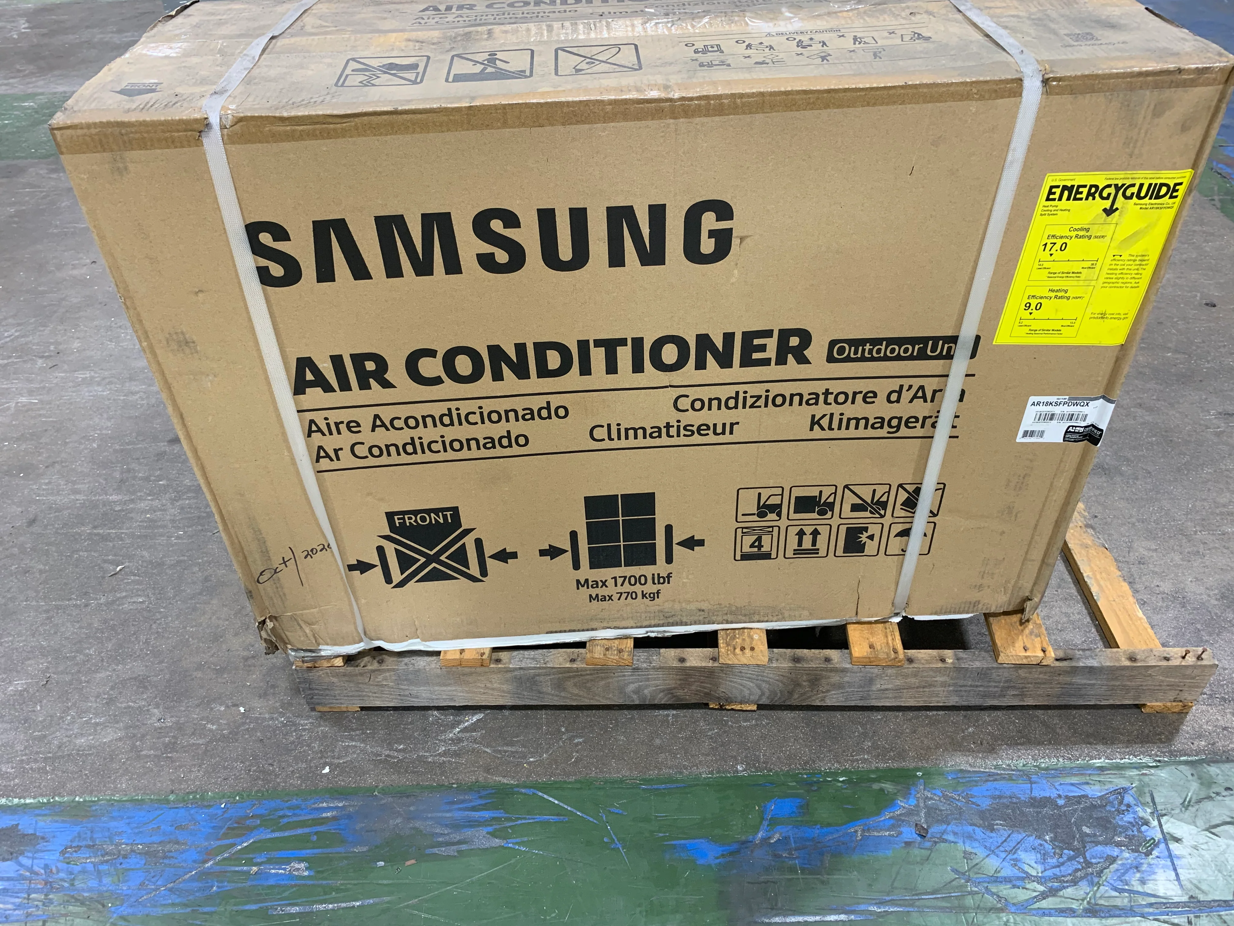 18,000/21,000 BTU Outdoor Heat Pump Mini Split Unit, 17 Seer 208-230/60/1 R410A - Image 7
