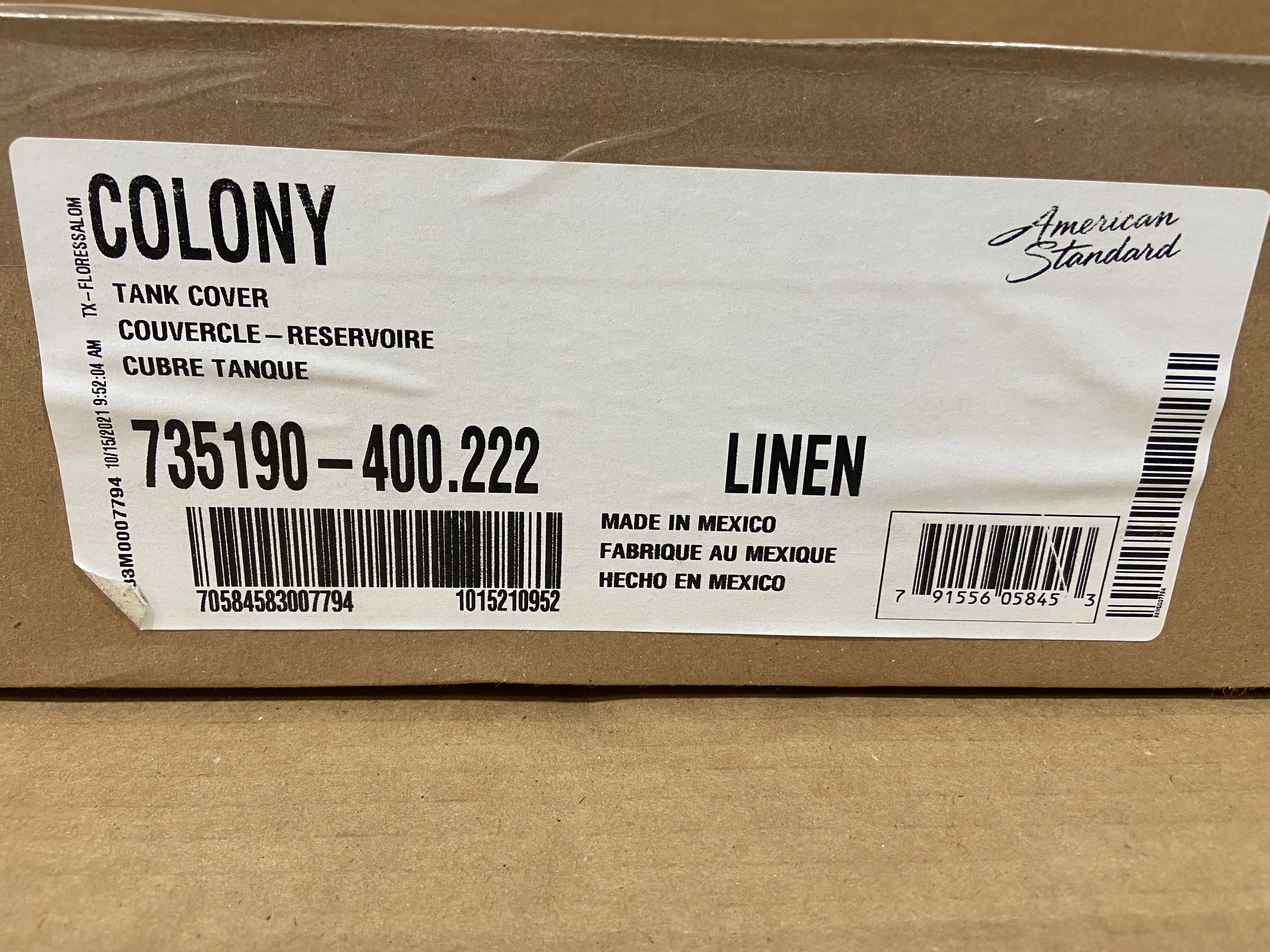19" Colony Linen Tank Cover - Image 6