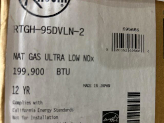 199,900 BTU Residential Tankless Natural Gas Water Heater, 93% 120/60/1 - Image 3