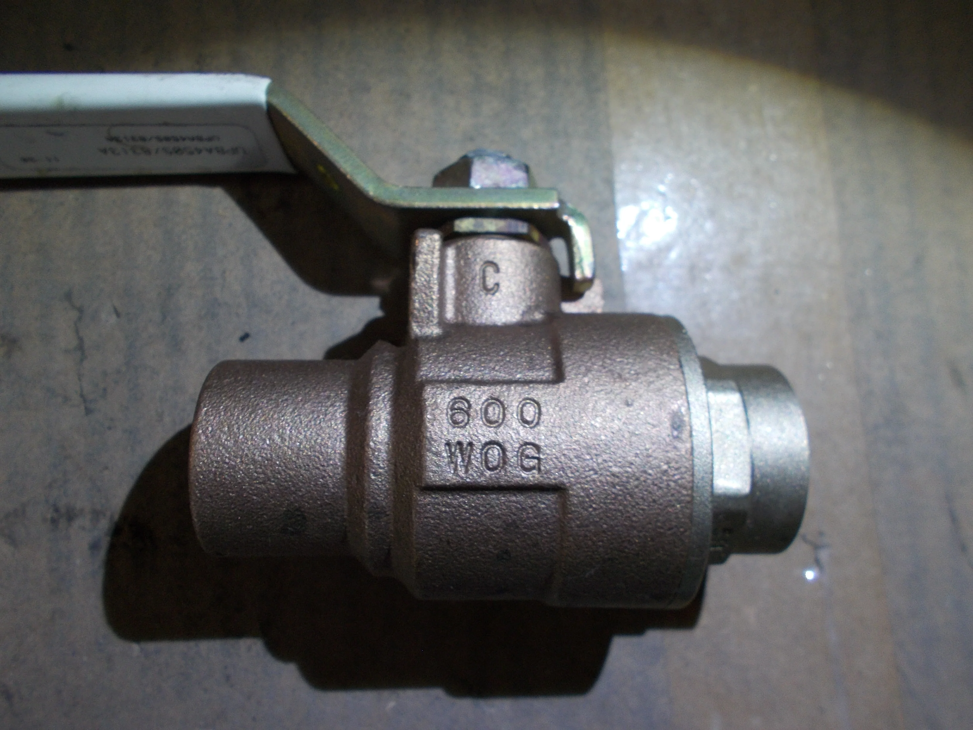 1"Sweat Ultra Pure Bronze/Brass Ball Valve - Image 3