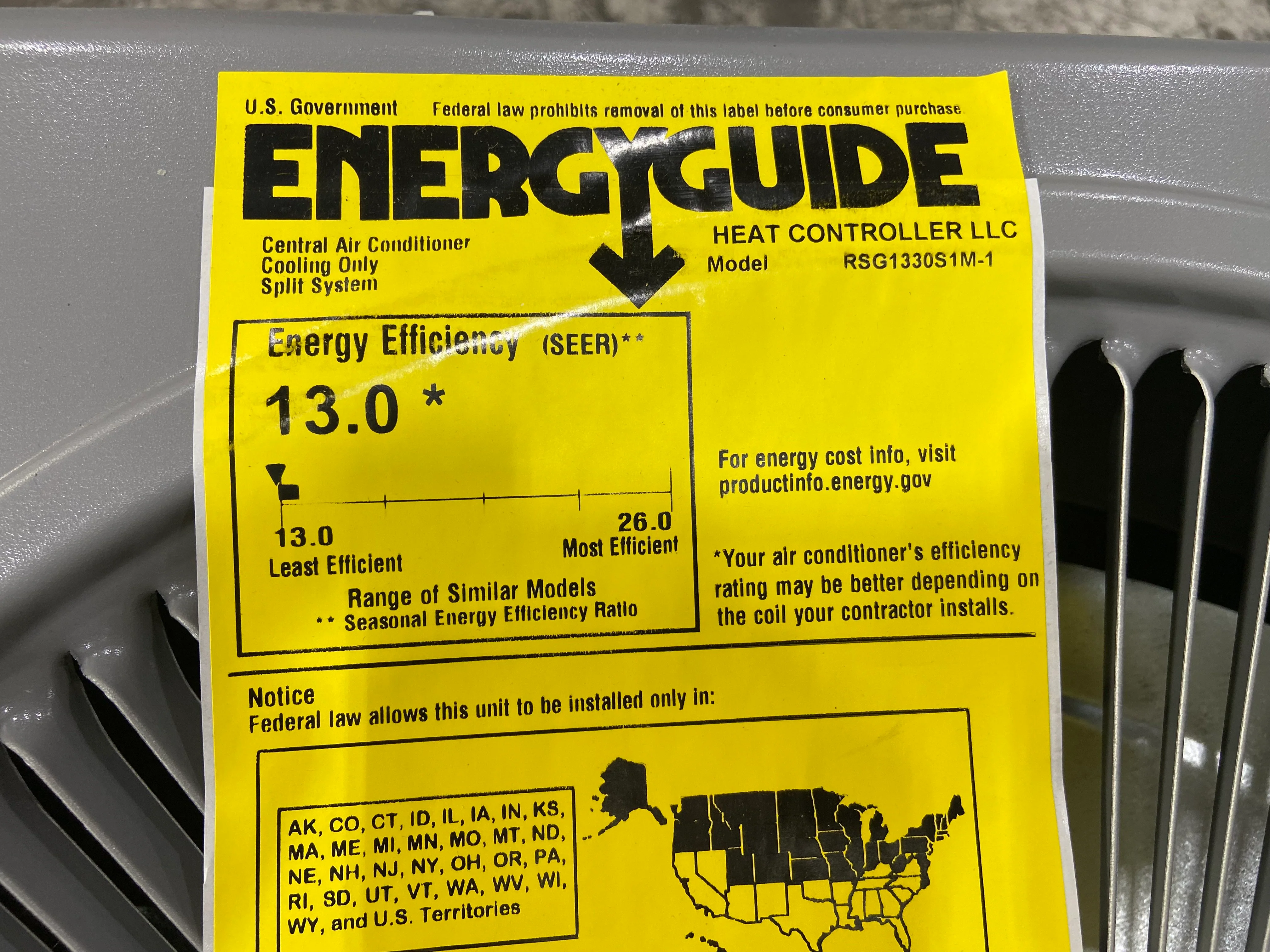 2.5 Ton Split-System Air Conditioner 208-230/60/1 R-410A 13 SEER - Image 8