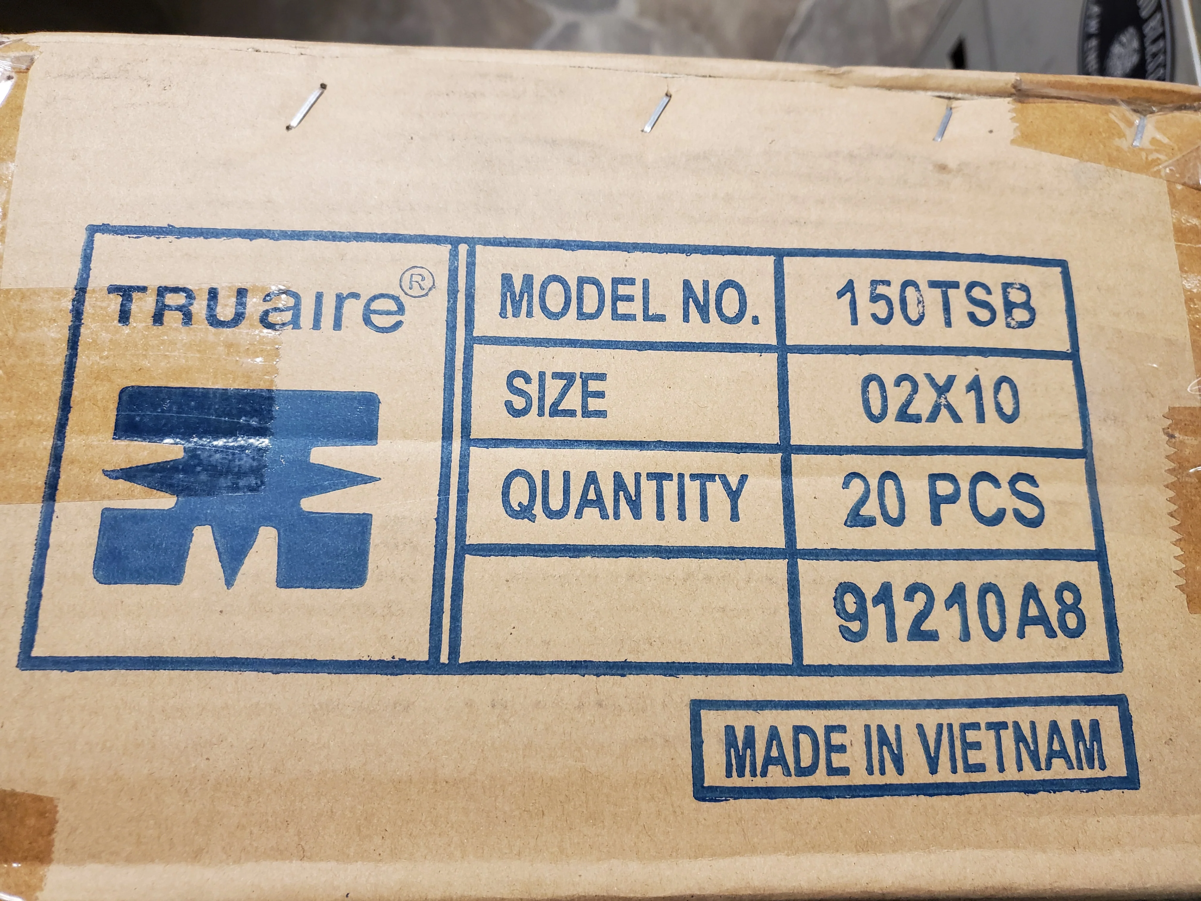 2 X 10 2 WAY BROWN FLOOR REGISTER, BOX OF 20 - Image 3