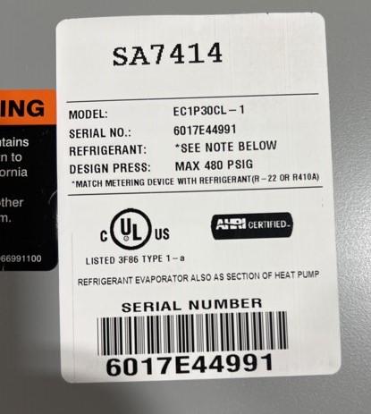 2.5 Ton AC/HP Upflow Cased 'A' Coil; R22, R410A, CFM: 1600 - Image 5