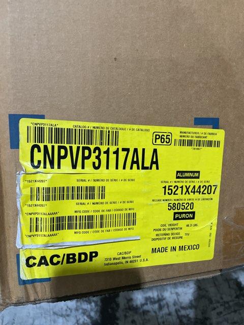 2.5 Ton AC/HP Upflow/Downflow Cased N Coil, R410A CFM 1250 - Image 4