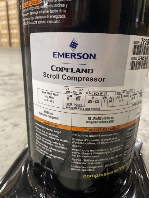 2.5 Ton AC Scroll Compressor 208-230/60/1 R410A - Image 3