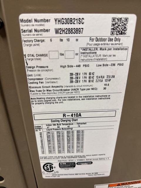 2.5 Ton Split-System Heat Pump; 208-230/60/1 - Image 6