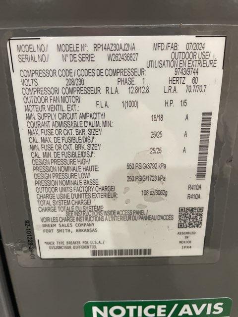 2.5 Ton Two-Stage Split-System Heat Pump 208-230/60/1 R410A 14.3 SEER2 - Image 5