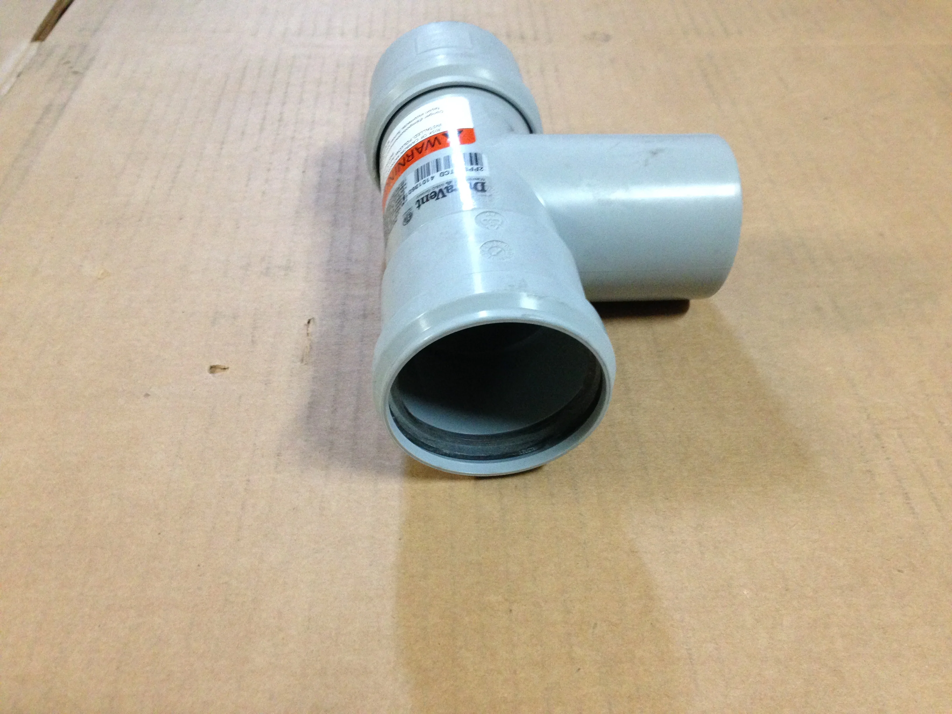 2" Diameter Tee w/Drain Cap - Image 3