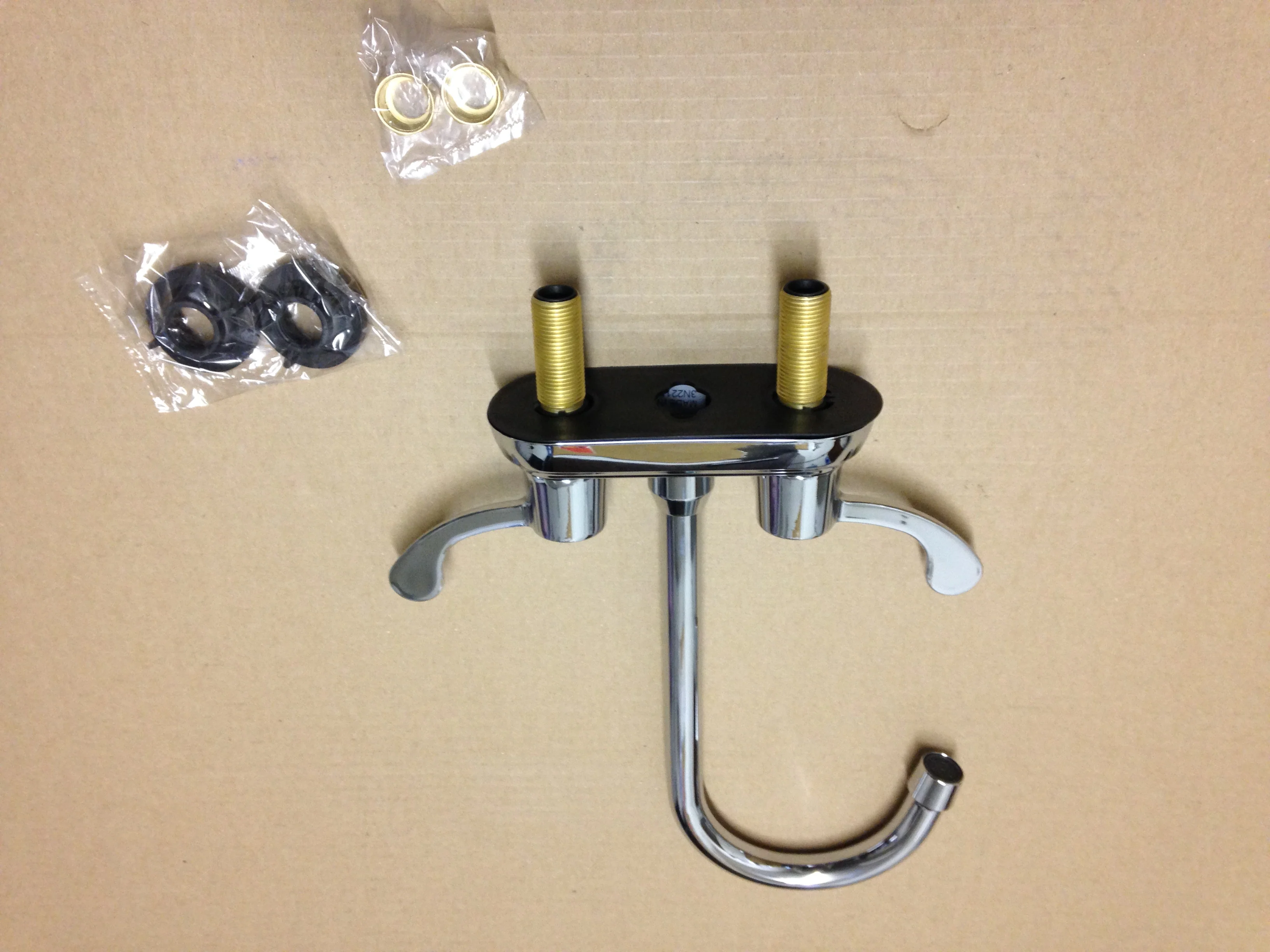2 Handle Bar Faucet, Chrome - Image 2