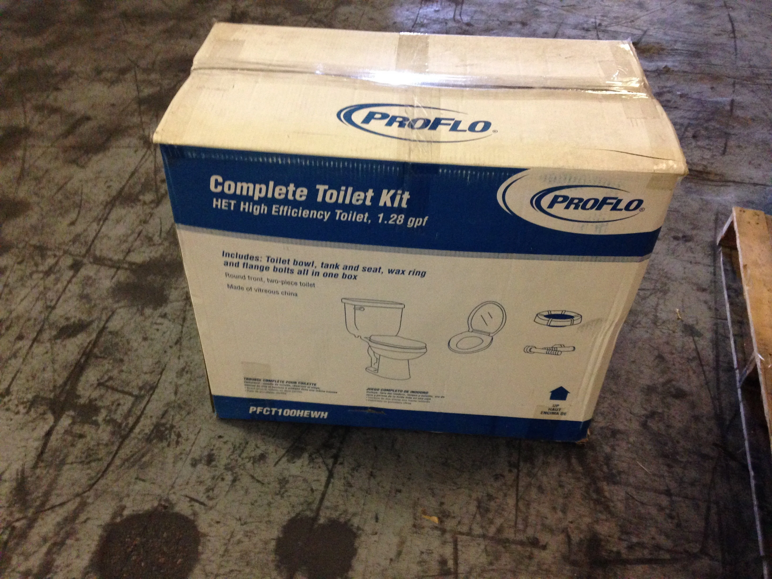 2 Piece High Efficiency Toilet Kit 1.28 GPF - Image 3