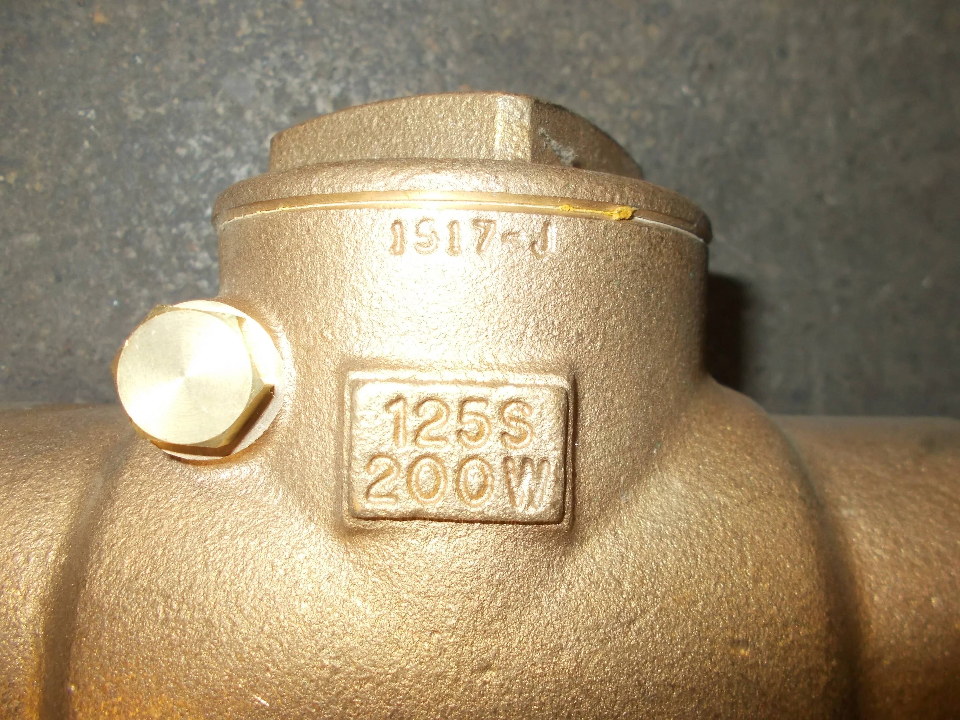 2 Sweat Bronze Swing Check Valve" - Image 3