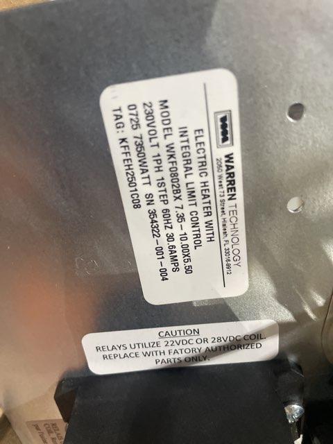 2 Ton AC/HP ECM Multi Fan Coil 208-230/60/1 R-410A CFM 1021 and 8 kW Electric Heat Kit with Breaker - Image 5
