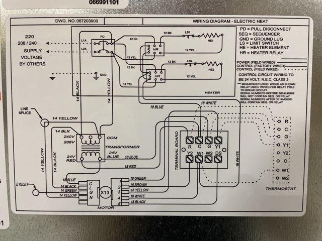 2 Ton AC/HP ECM Wall Mounted Air Handler With 7.5 KW Heat, 208-240/60/1 R-410A CFM 970 - Image 4