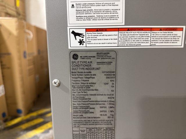 2 Ton AC/HP Up/Horz PSC Communicating Compatible Air Handler; 208-230/60/1, R-410A, CFM: 960 - Image 3