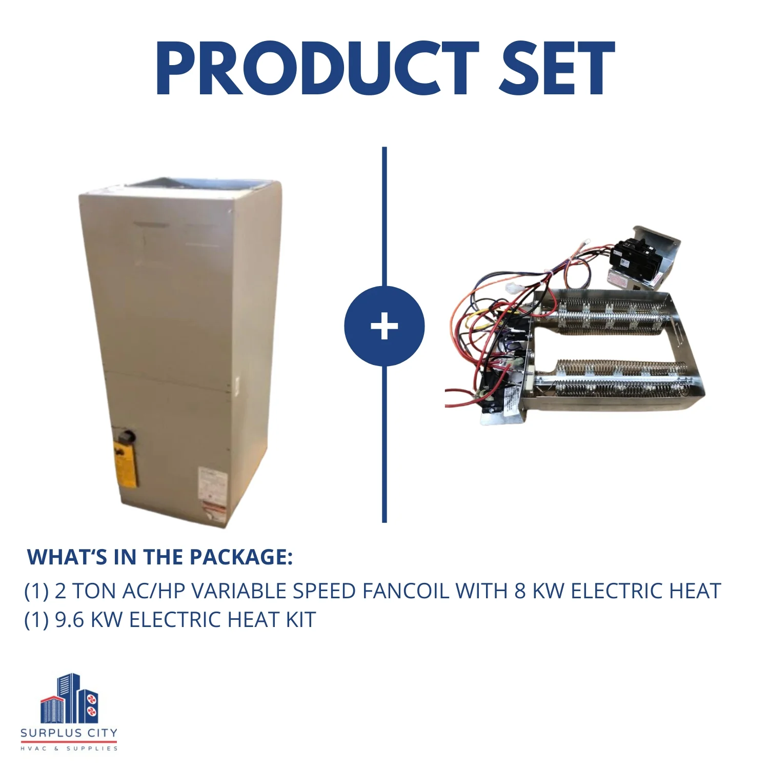 2 Ton AC/HP ECM Var Spd Up/Horz Fancoil W/ 8 KW Electric Heat, 16 SEER 208-230/60/1 CFM 1600 - Image 8