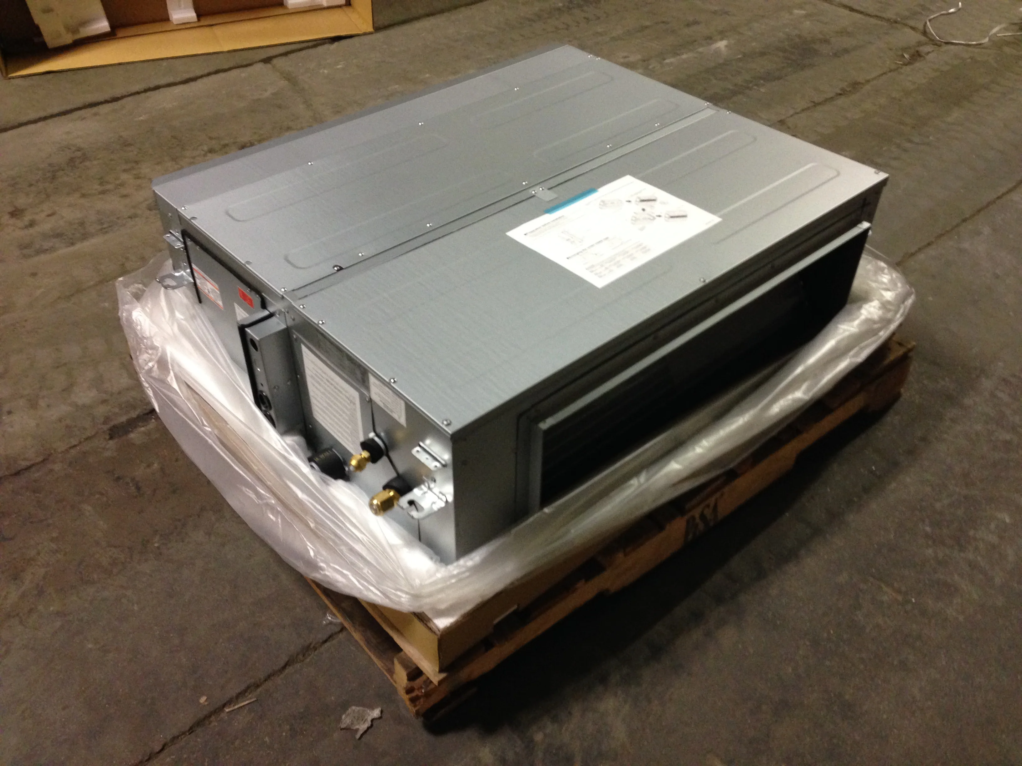 2 Ton AC/HP Indoor Mini-Split Fancoil, 18.2 SEER 208-230/60/1 R-410A - Image 3