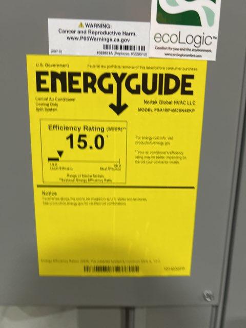 4 Ton Split-System Two-Stage Air Conditioner 208-230/60/1 R410A 15 Seer - Image 4