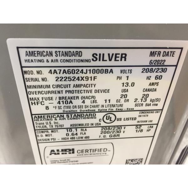 2 Ton Air Conditioner 16 Seer With 2 Ton Air Handler 208-230/60/1 - Image 4