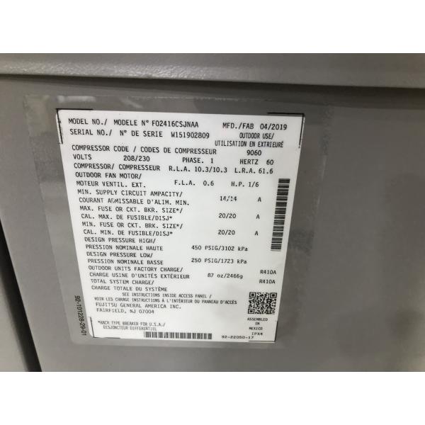 2 Ton Air Conditioner 16 Seer And 2 Ton Air Handler With 8Kw Heat 208-230/60/1 - Image 4