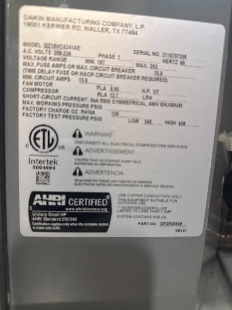 2 Ton Communicating Split-System Heat Pump 208-230/60/1 R-410A 18 Seer - Image 4