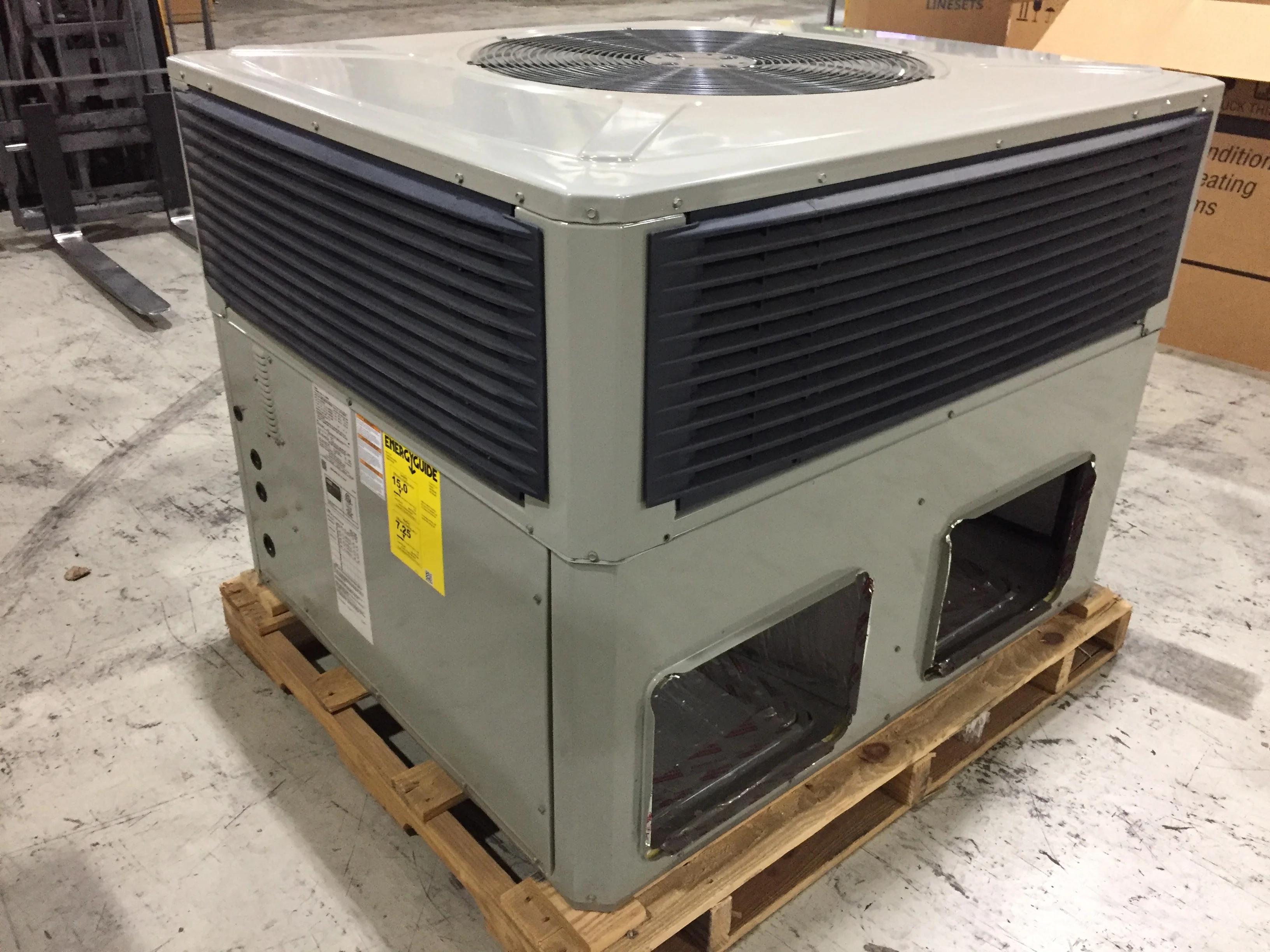 2 TON CONVERTIBLE PACKAGED HEAT PUMP UNIT, 15 SEER2, 208-230/60/1, R410A - Image 3