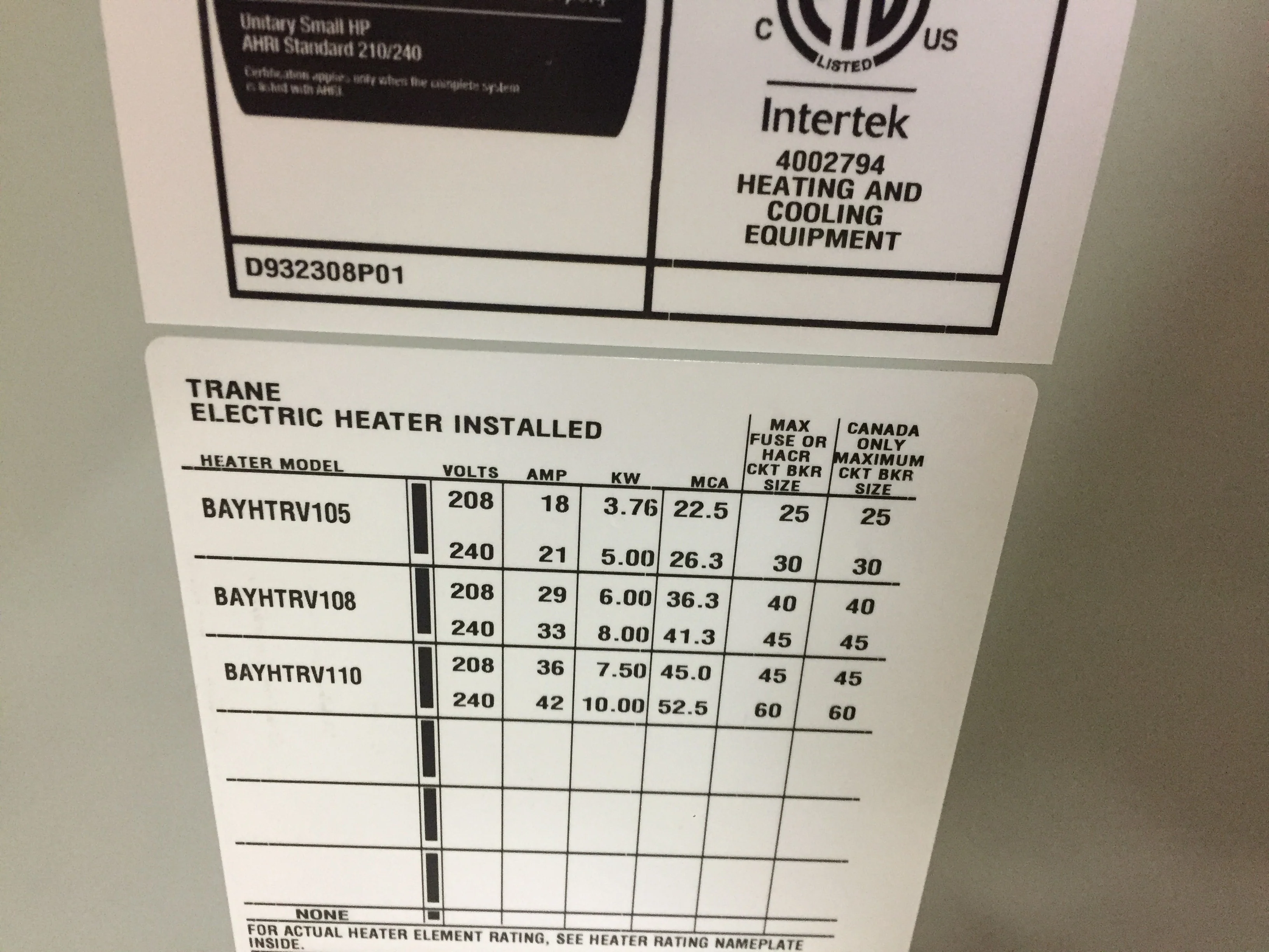 2 TON CONVERTIBLE PACKAGED HEAT PUMP UNIT, 15 SEER2, 208-230/60/1, R410A - Image 5