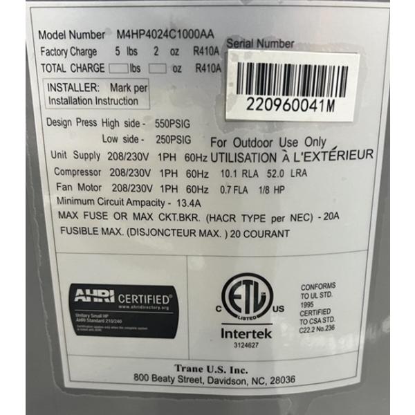 2 Ton Heat Pump 14 Seer And 2 Ton Air Handler With 10 Kw Heat 208-230/60/1 - Image 4