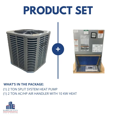 2 Ton Heat Pump 14 Seer And 2 Ton Air Handler With 10 Kw Heat 208-230/60/1 - Image 8