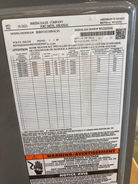 2 Ton Inverter Split-System Comm Heat Pump 19 SEER and 2 Ton AC/HP Comm Multiposition Air Handler - Image 5